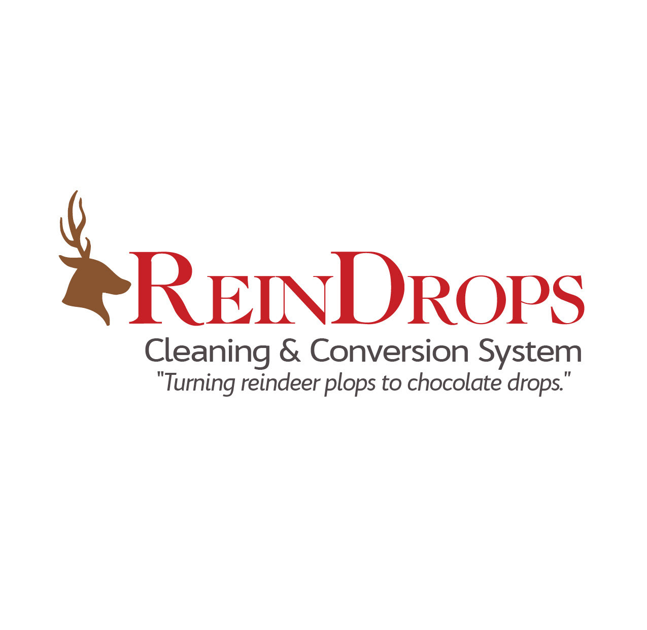 ReinDrops was a fun creative exercise. This logo was designed for use in a game of Christmas themed “Sharktank” like ideas for my work Christmas party in 2023. My partner and I settled on a magical device for Santa that turned reindeer poop into candy. I really like how the logo I made for our presentation came out.