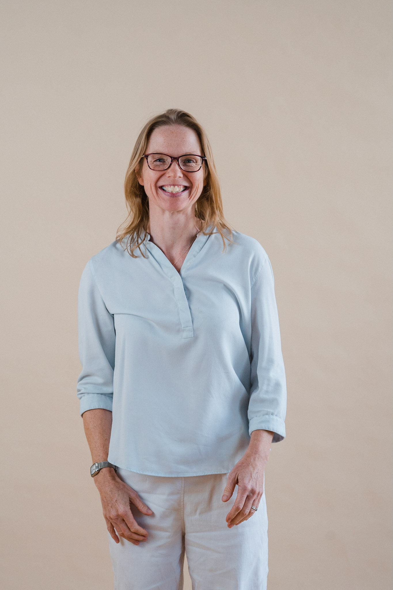 Studio headshot taken during a headshots session