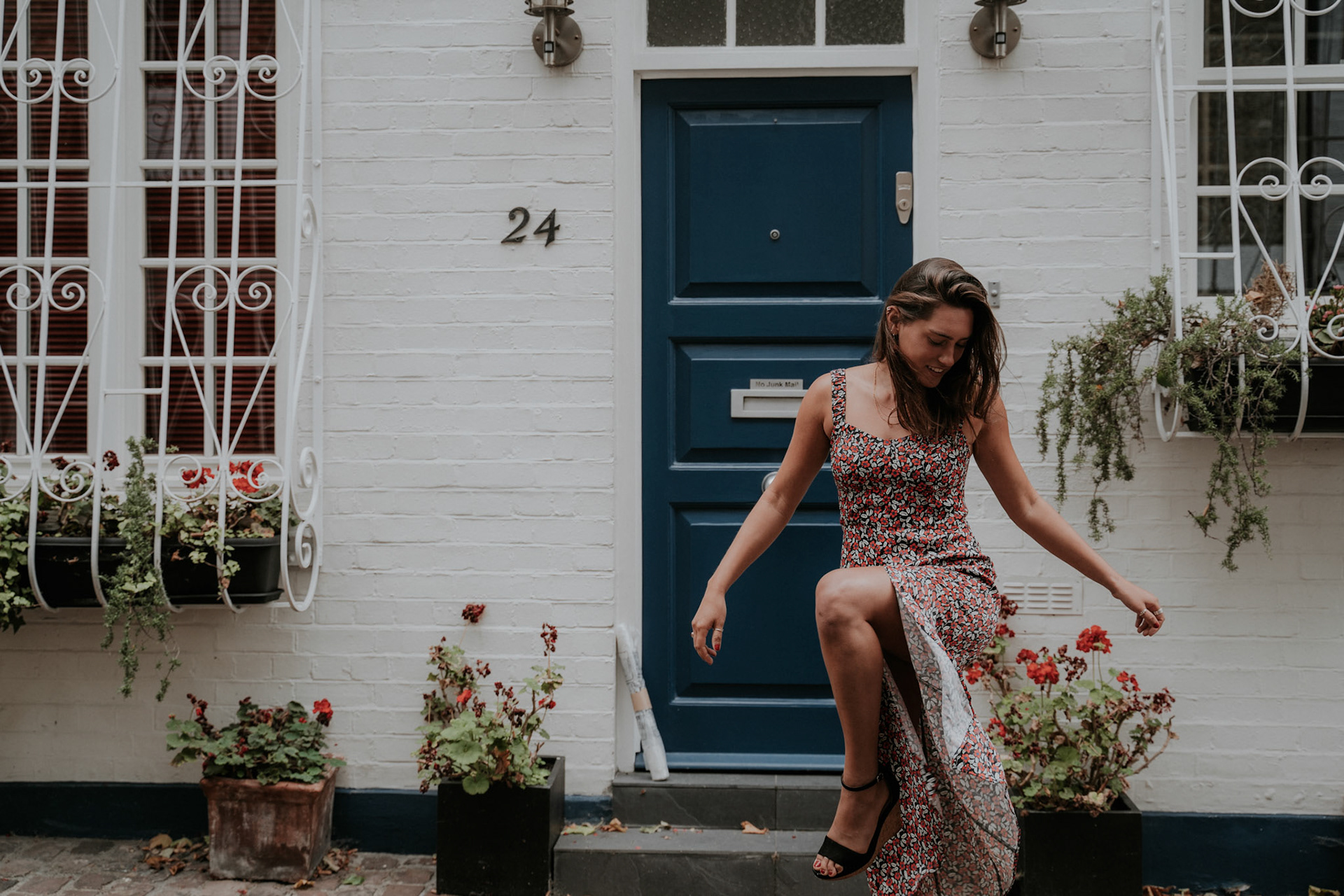 Fun portrait photo for instagram, taken during a photoshoot in London