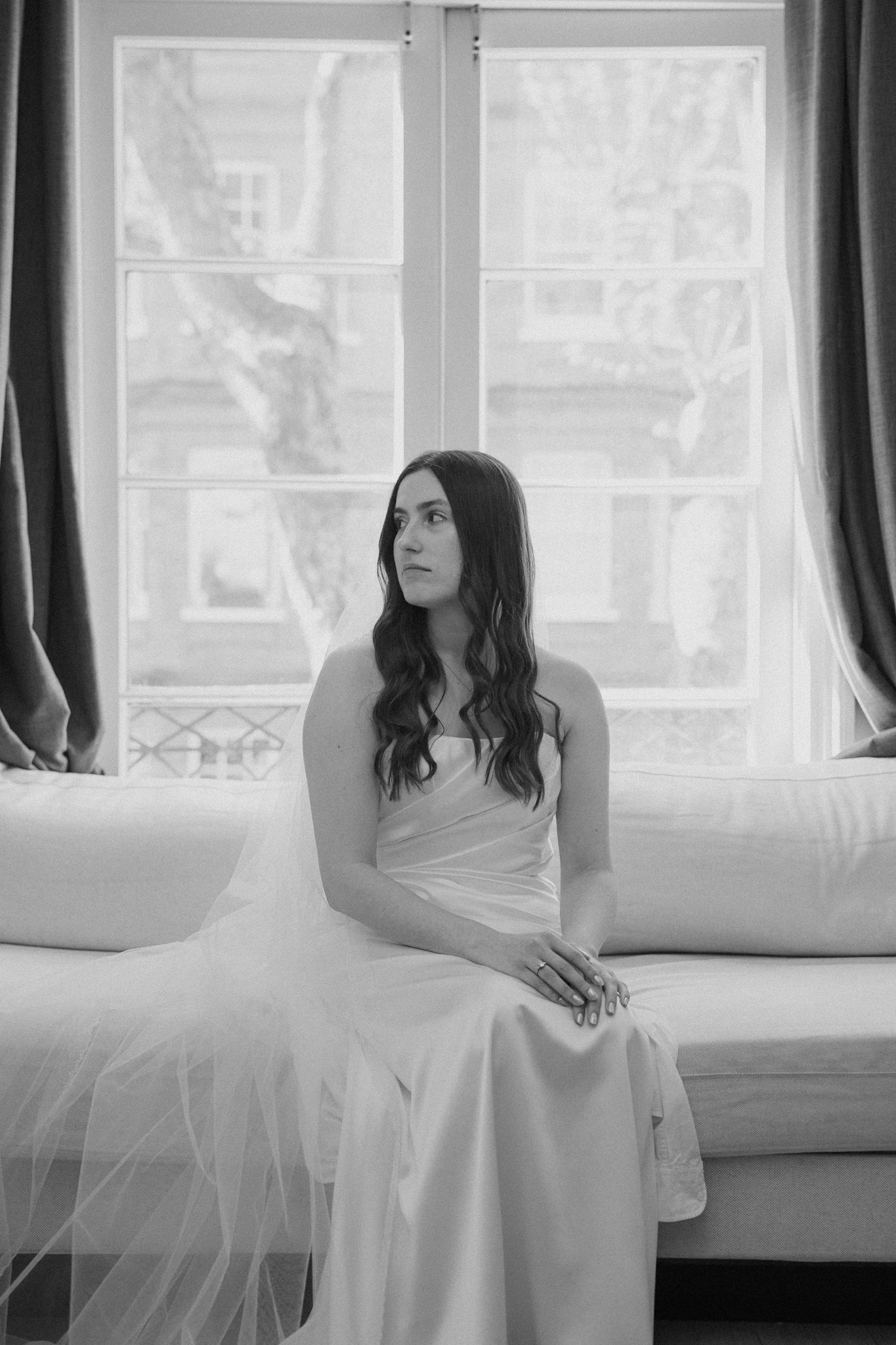 A quiet moment in the morning of the wedding, taken in Chelsea. 