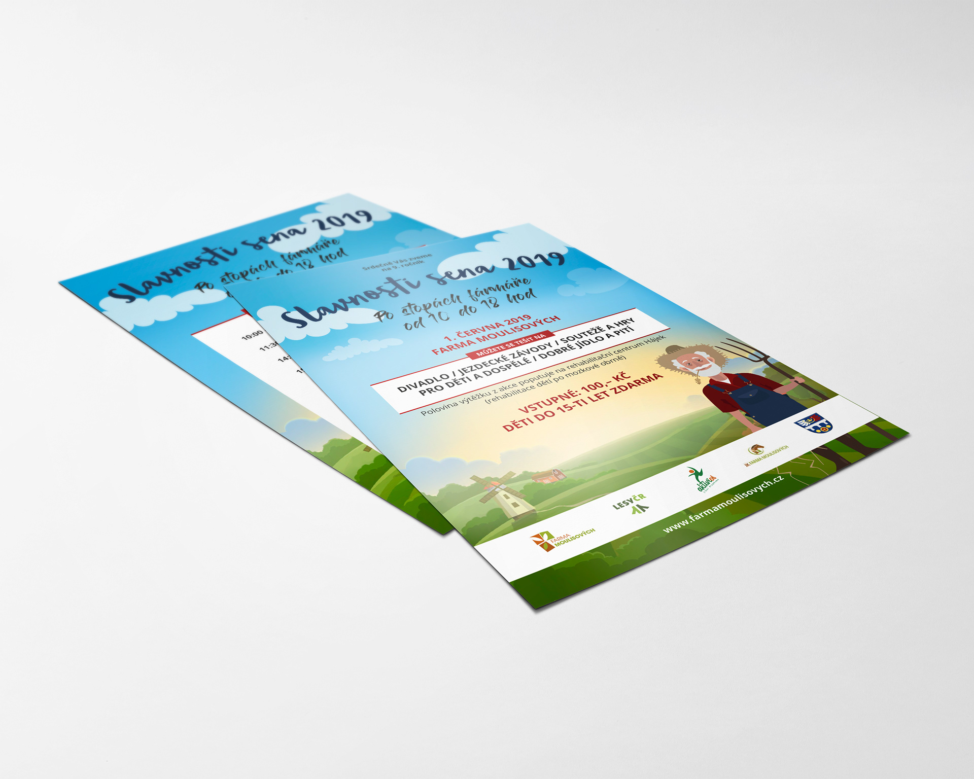 Plakát a harmonogram - Slavnosti sena