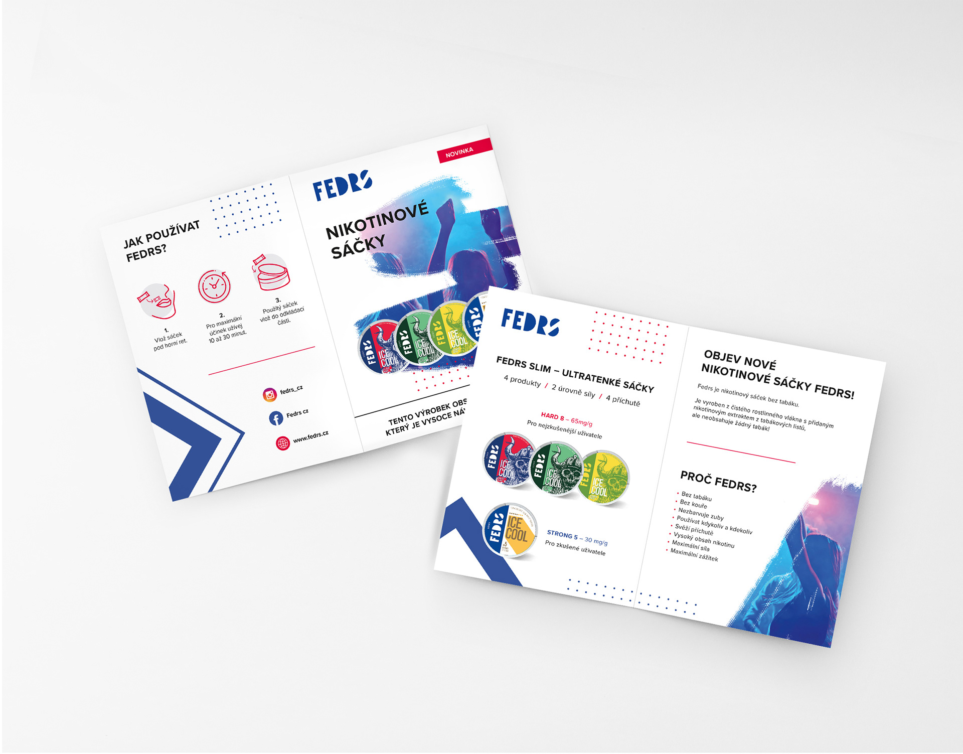Skládací letáček A5 - Fedrs