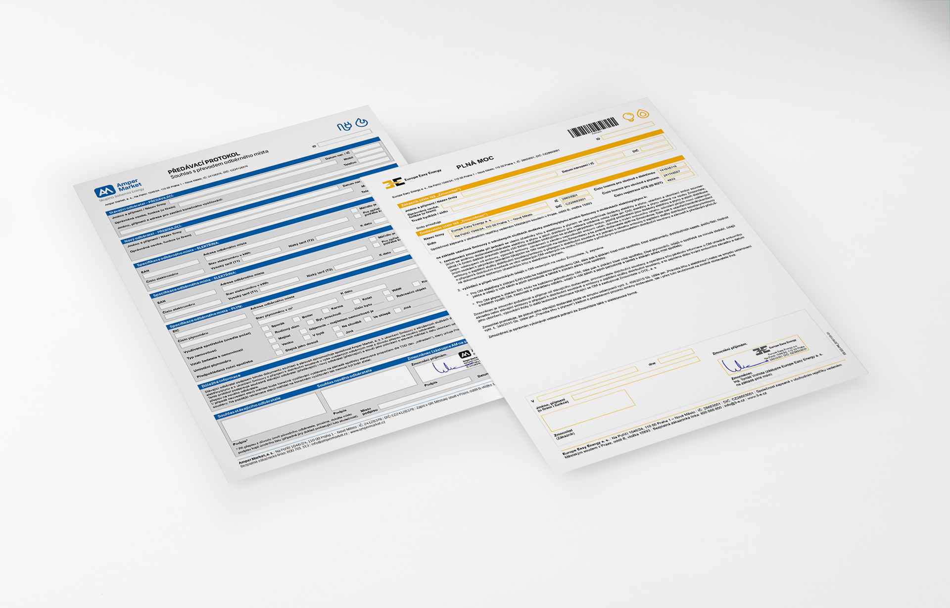 Interaktivní formuláře - AM a 3E