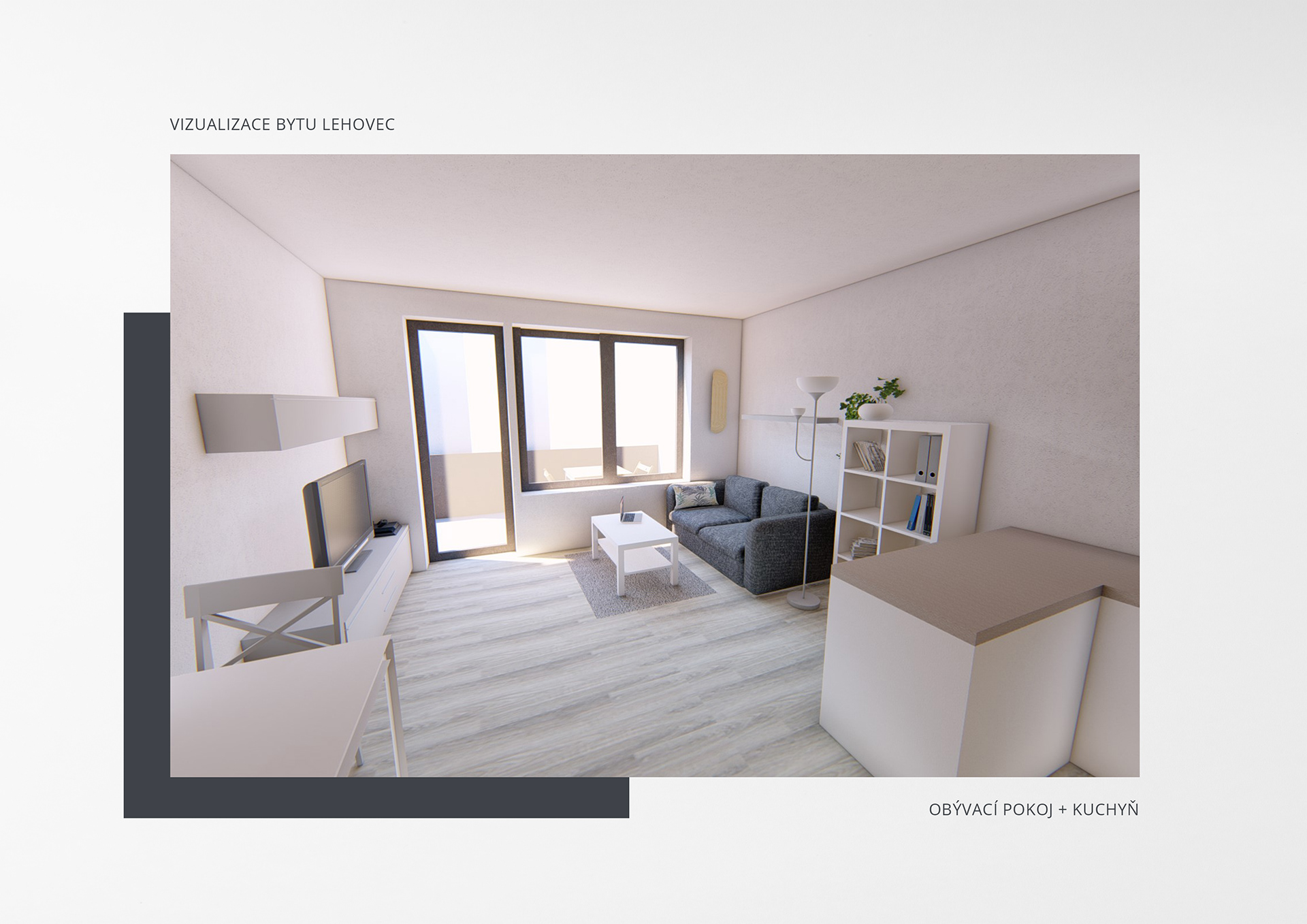 3D vizualizace bytu - Lehovec