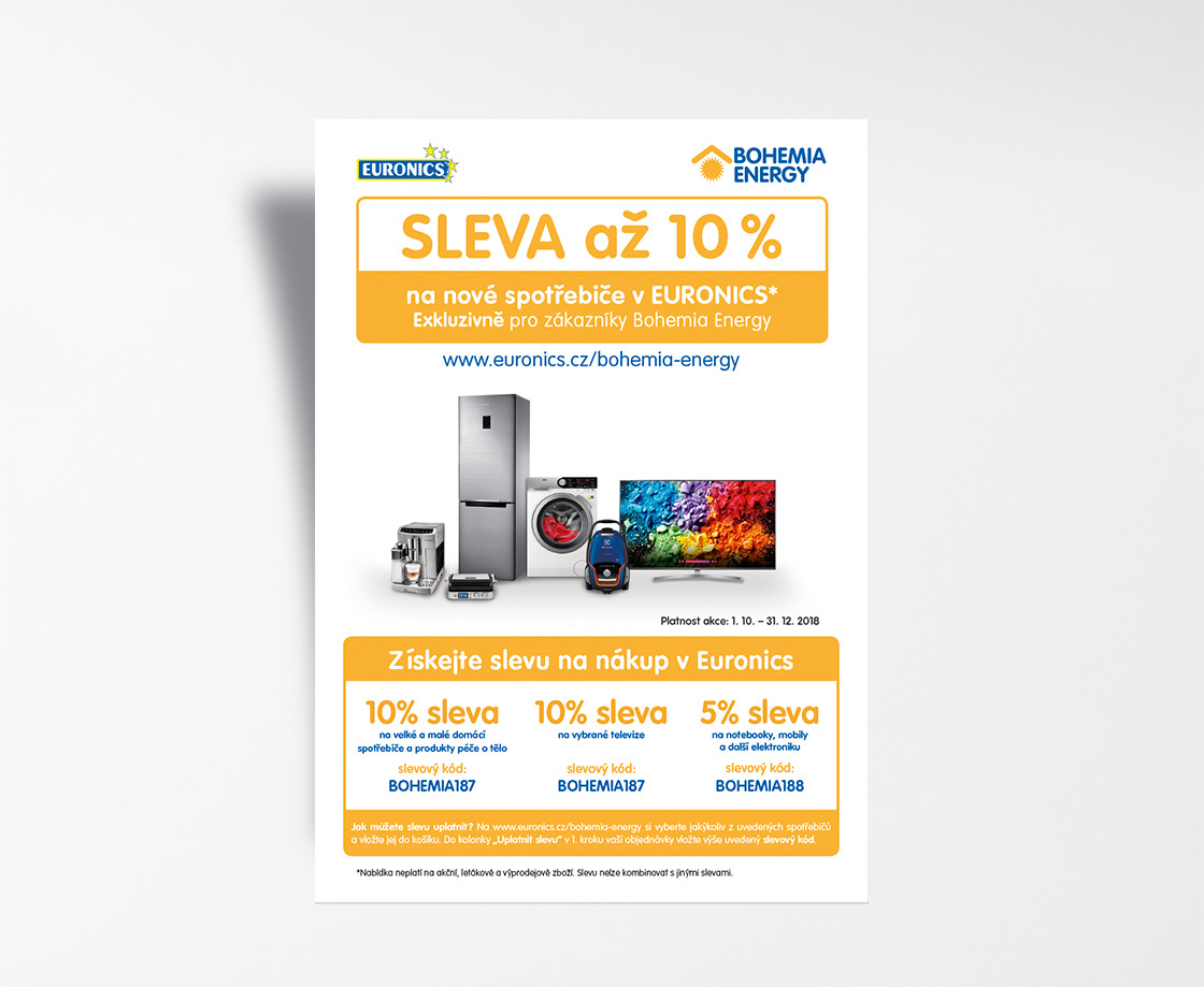 Slevový leták - Bohemia Energy