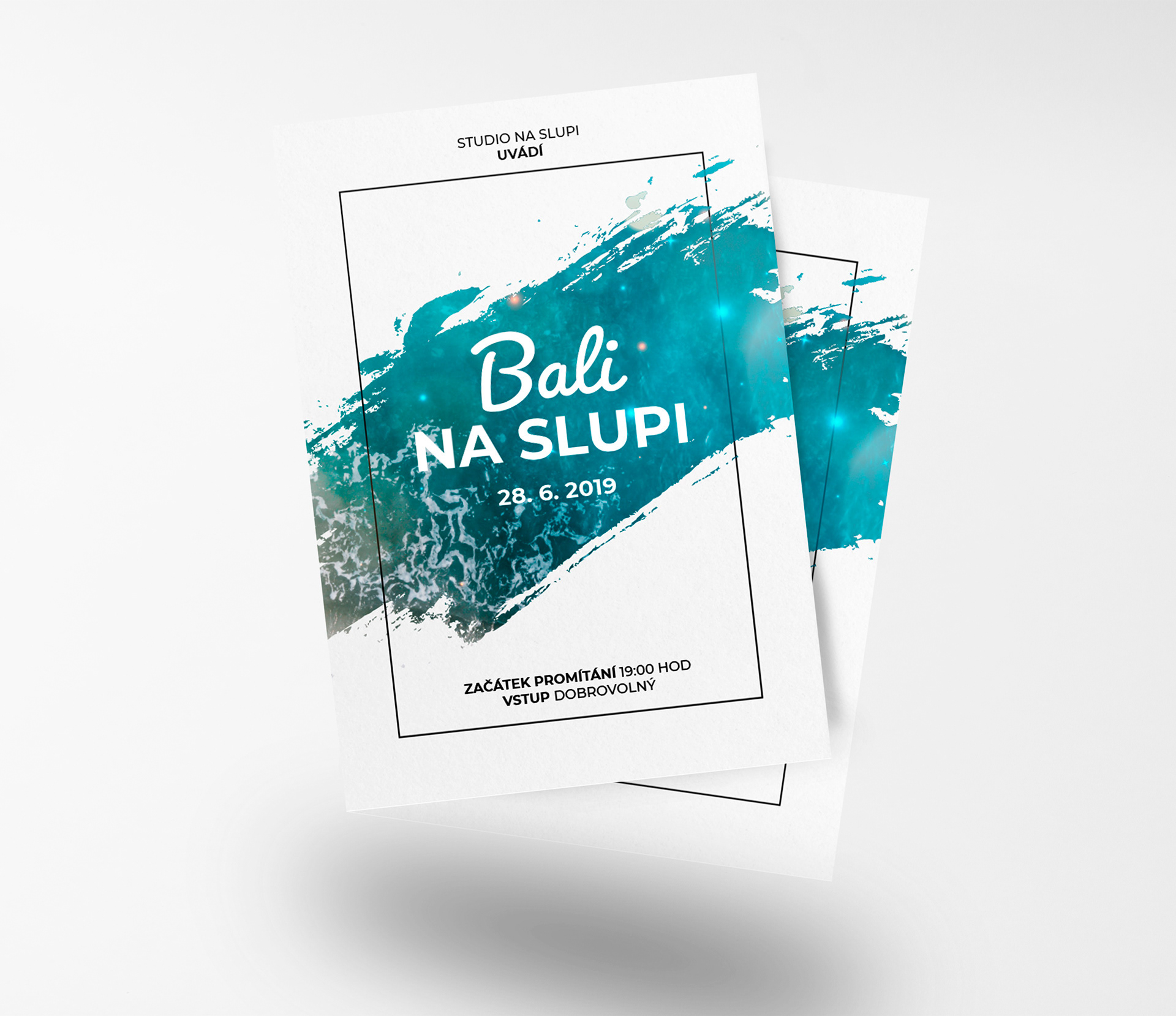 Pozvánka na promítání filmu - Bali na Slupi