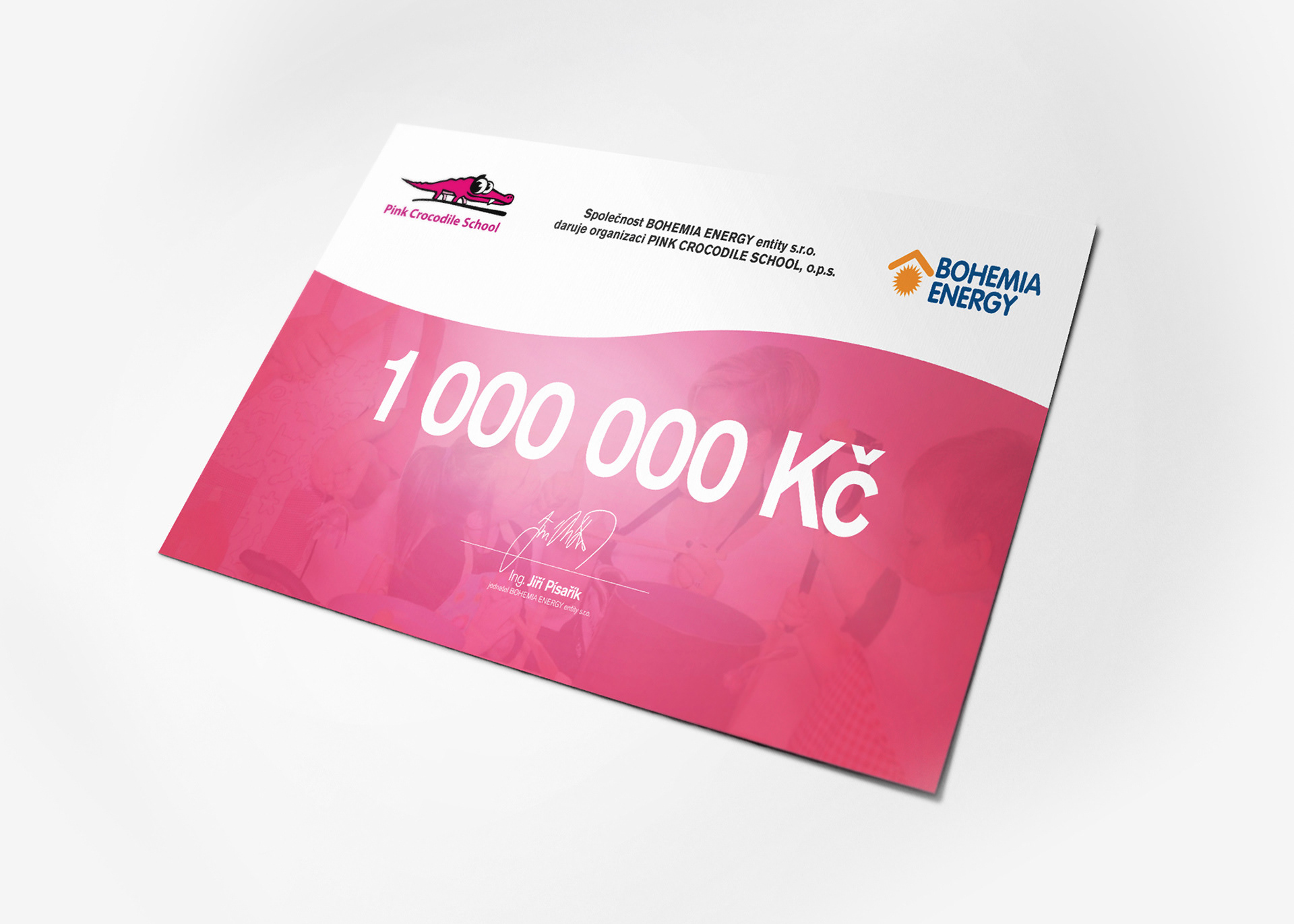 Dárkový šek - Bohemia Energy