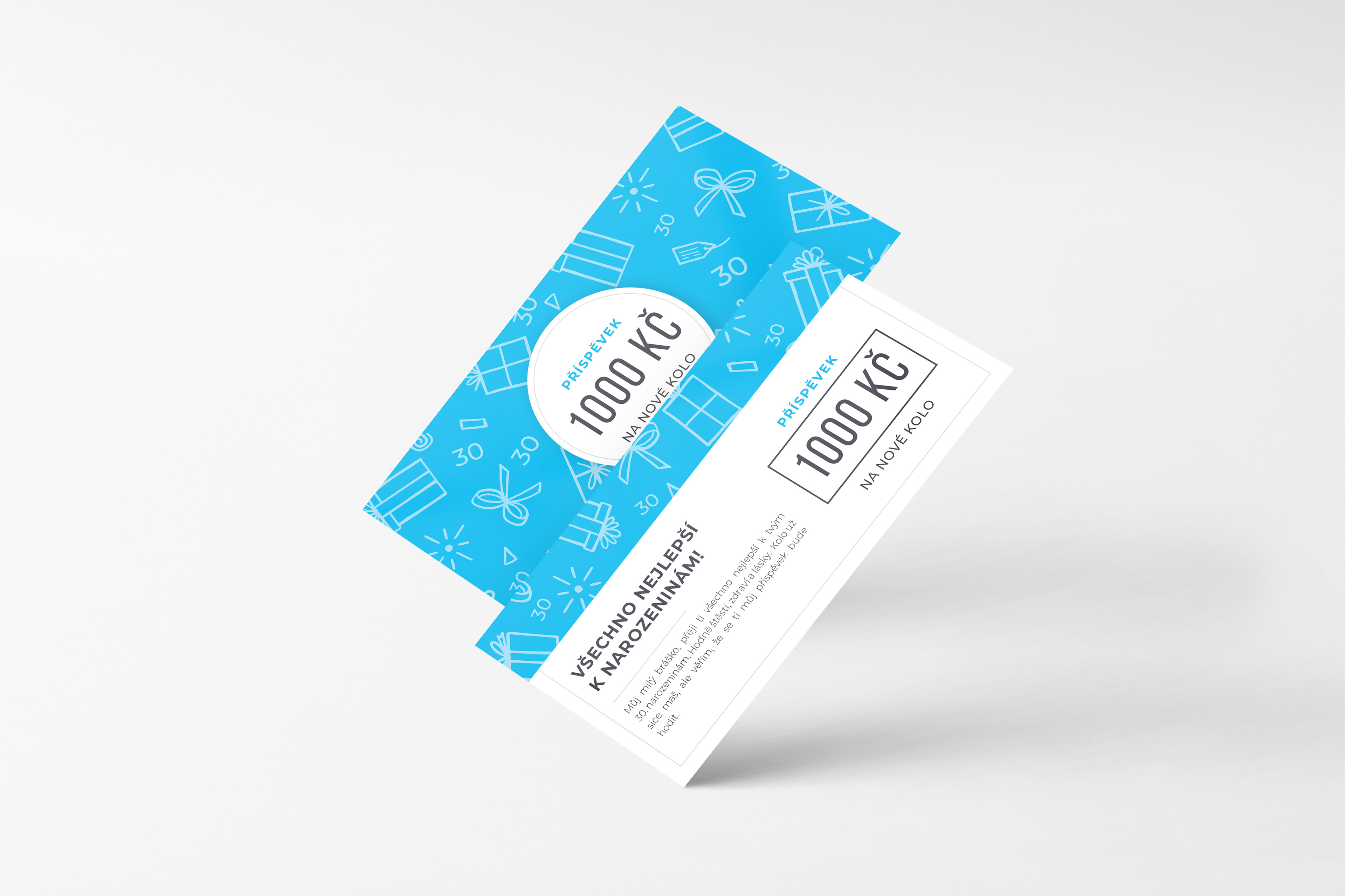 Darovací šek na nové kolo - Zachová