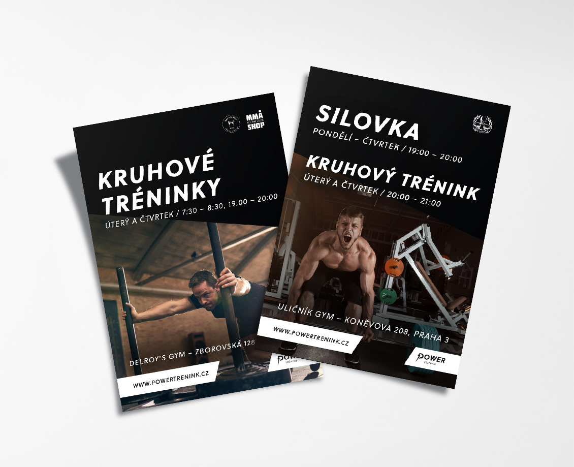 Série letáčků - POWER TRÉNINK
