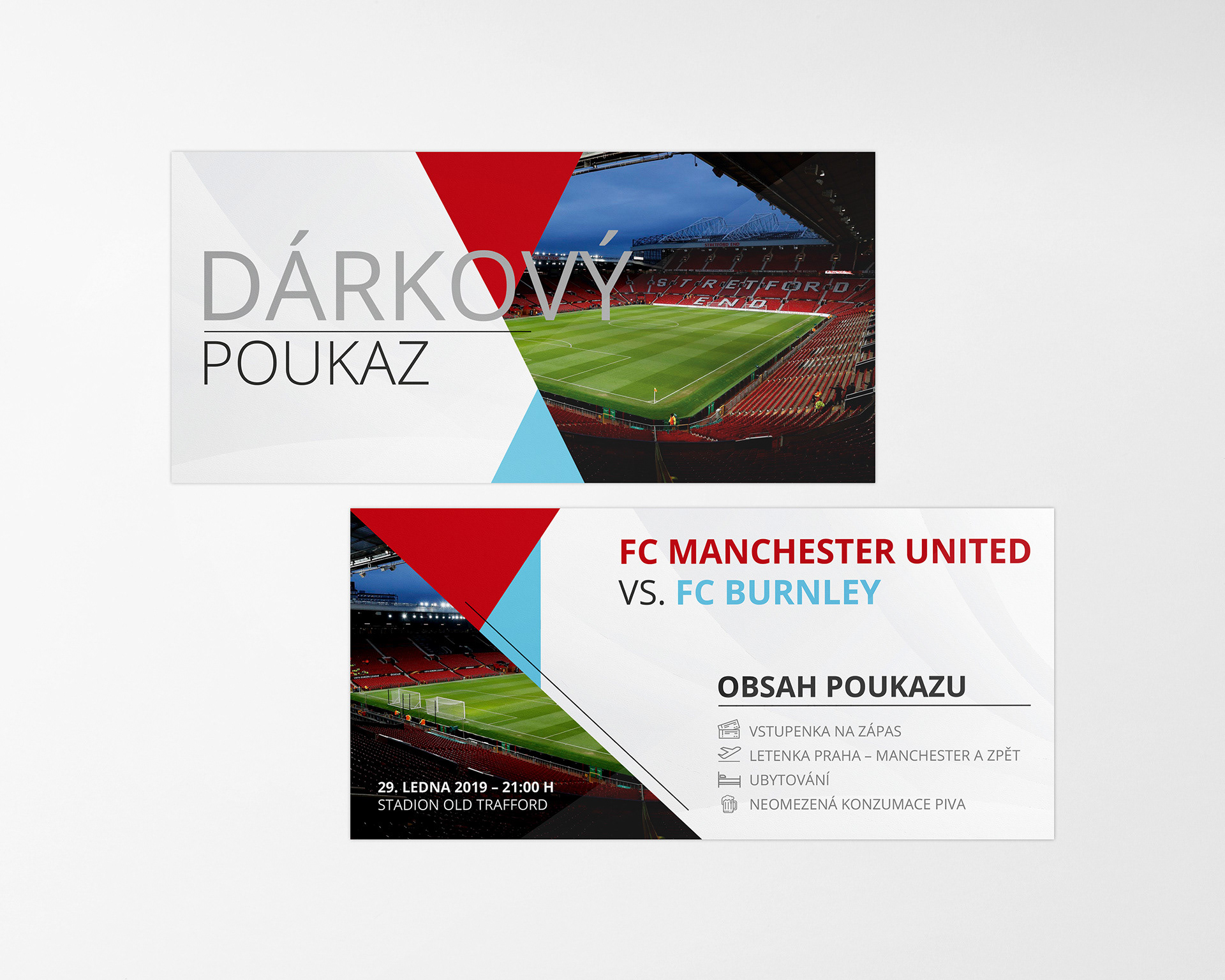 Dárkový poukaz - Fotbalové utkání