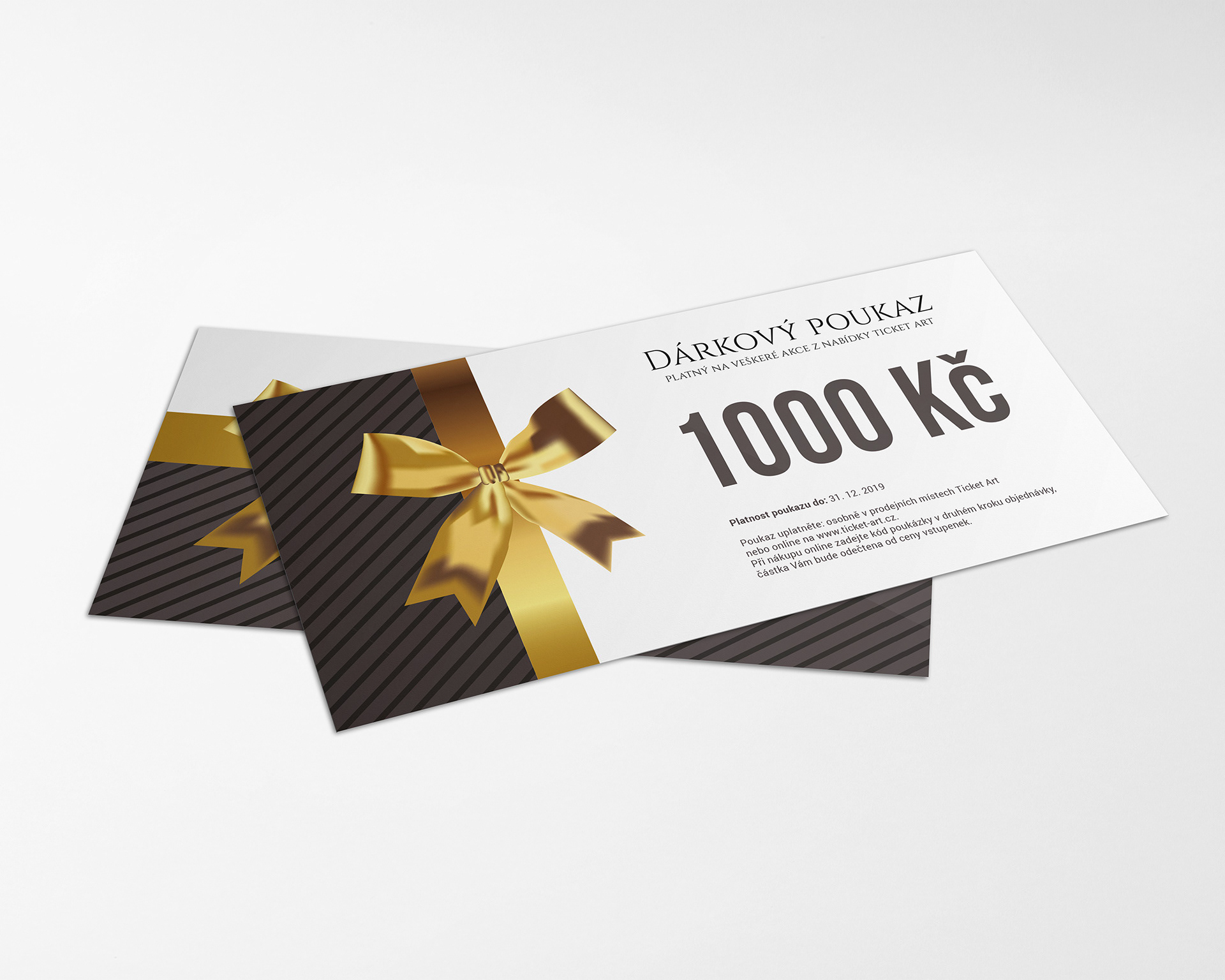 Dárkový poukaz - Ticket Art