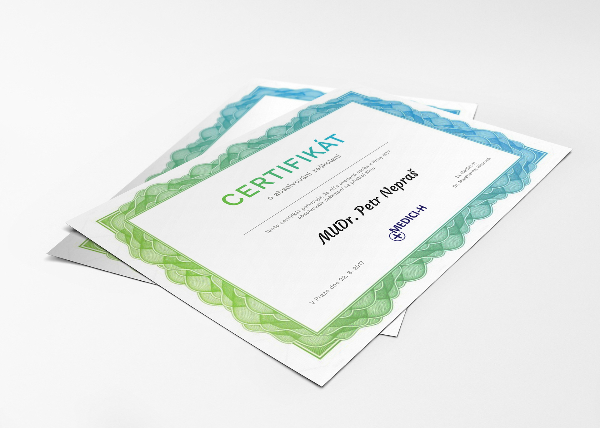 Certifikát - Medici - H