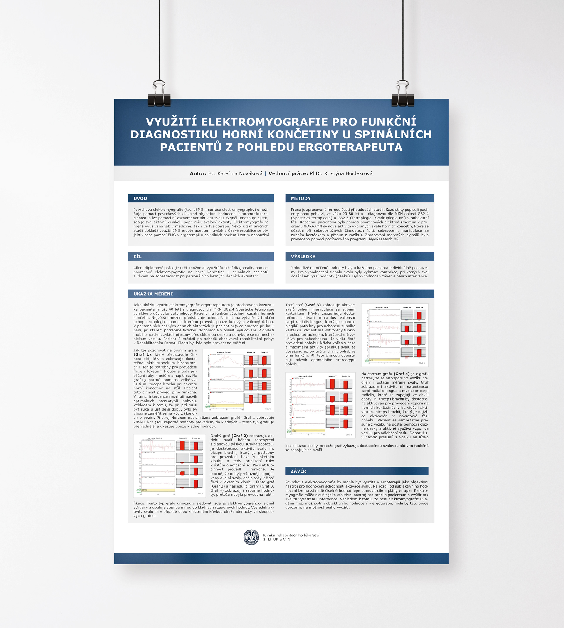 Poster pro obhajobu diplomové práce - Nováková