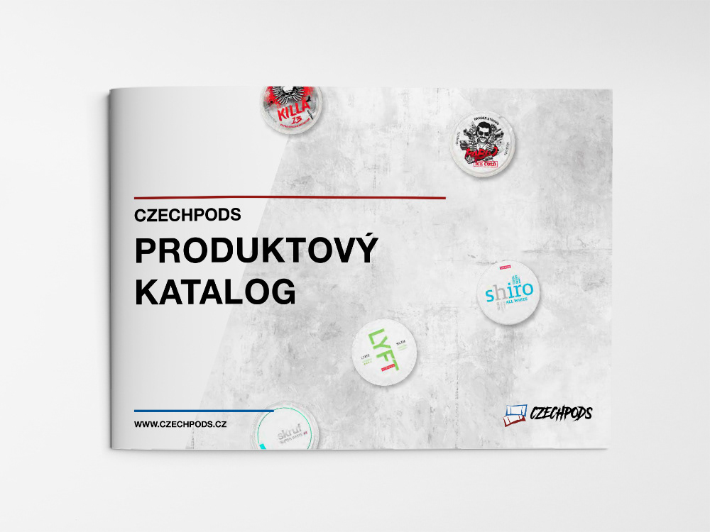 Produktový katalog - titulní strana - Czechpods