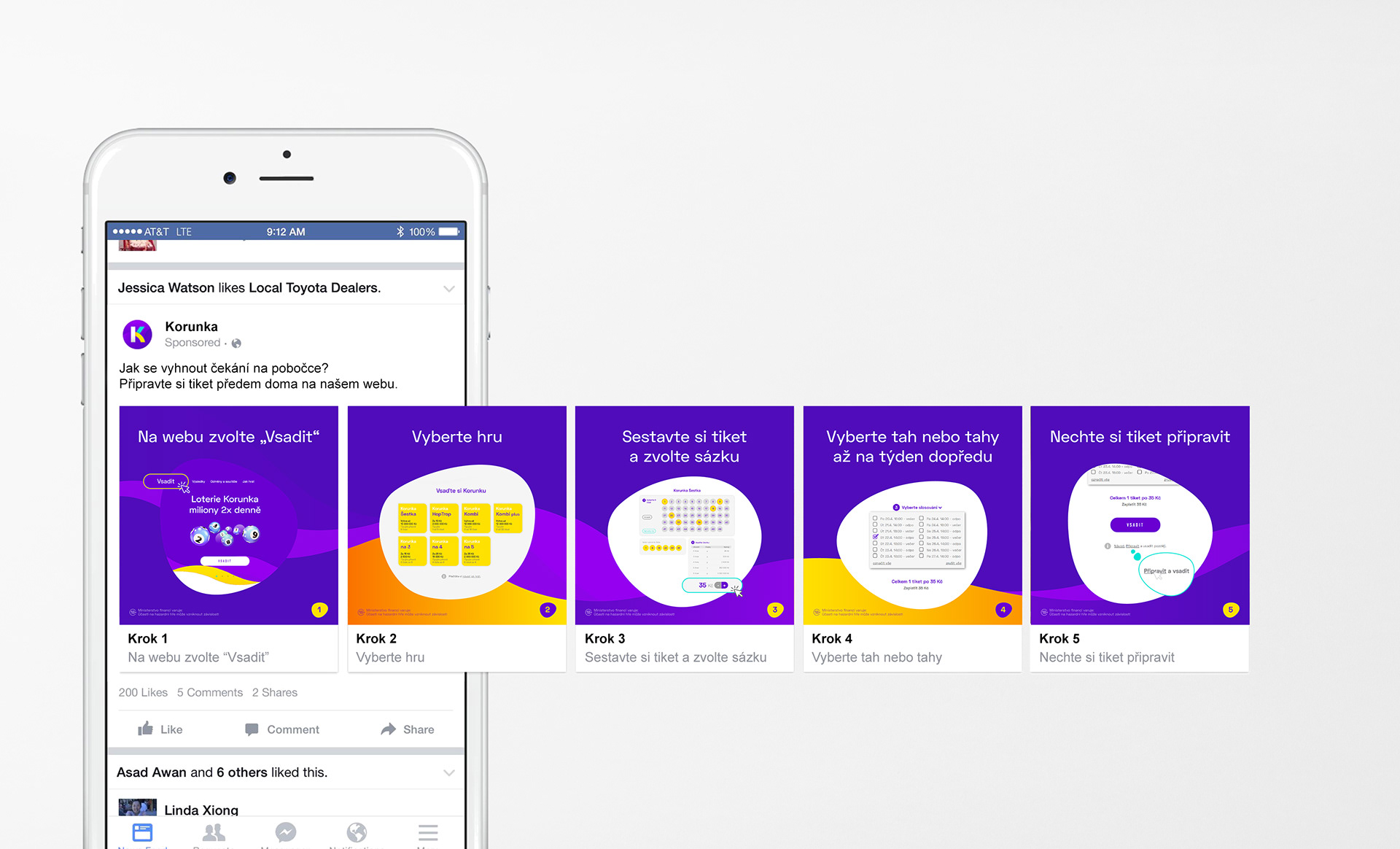 Carousel post - Korunka