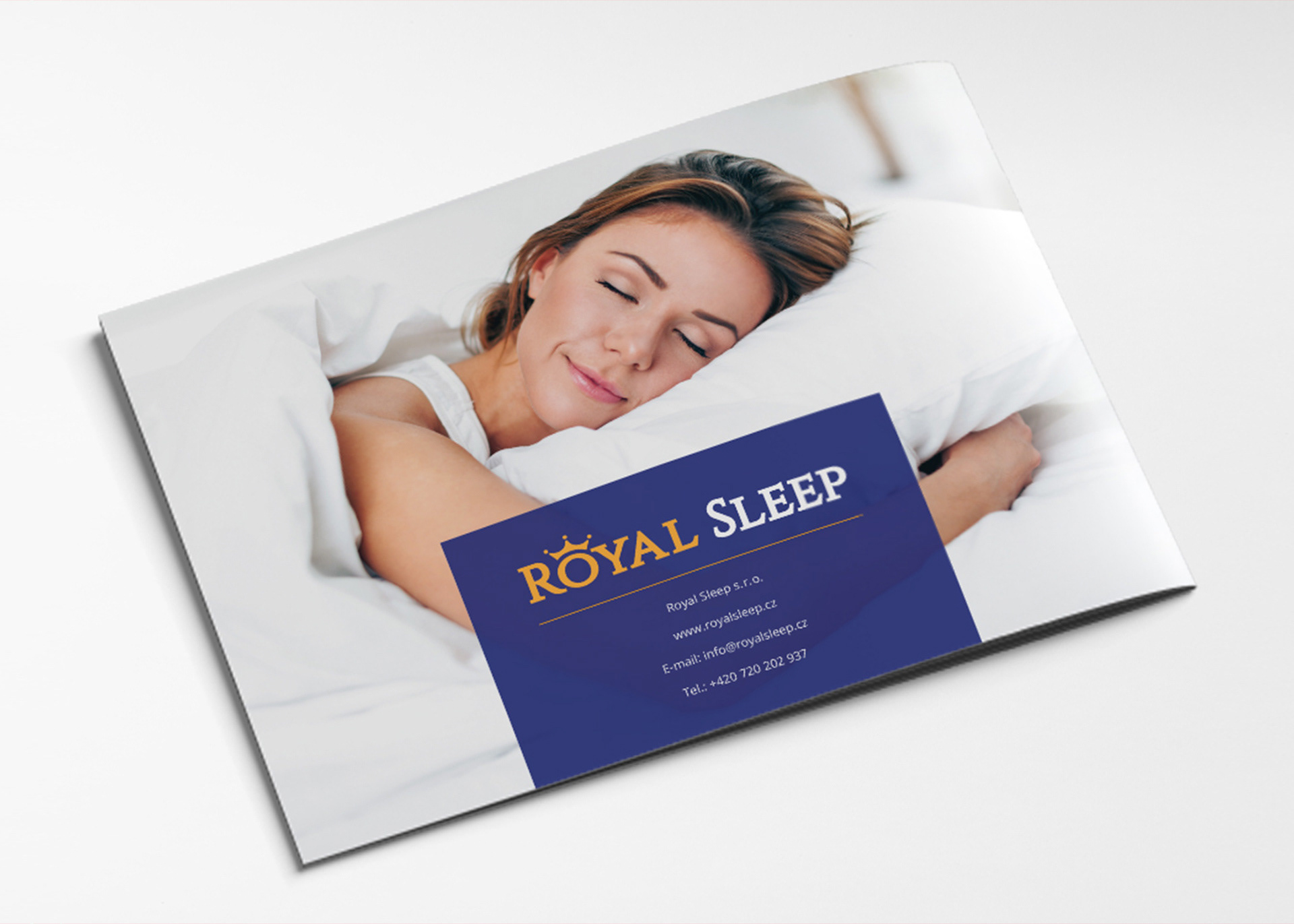 Katalog produktů - zadní strana - Royal Sleep