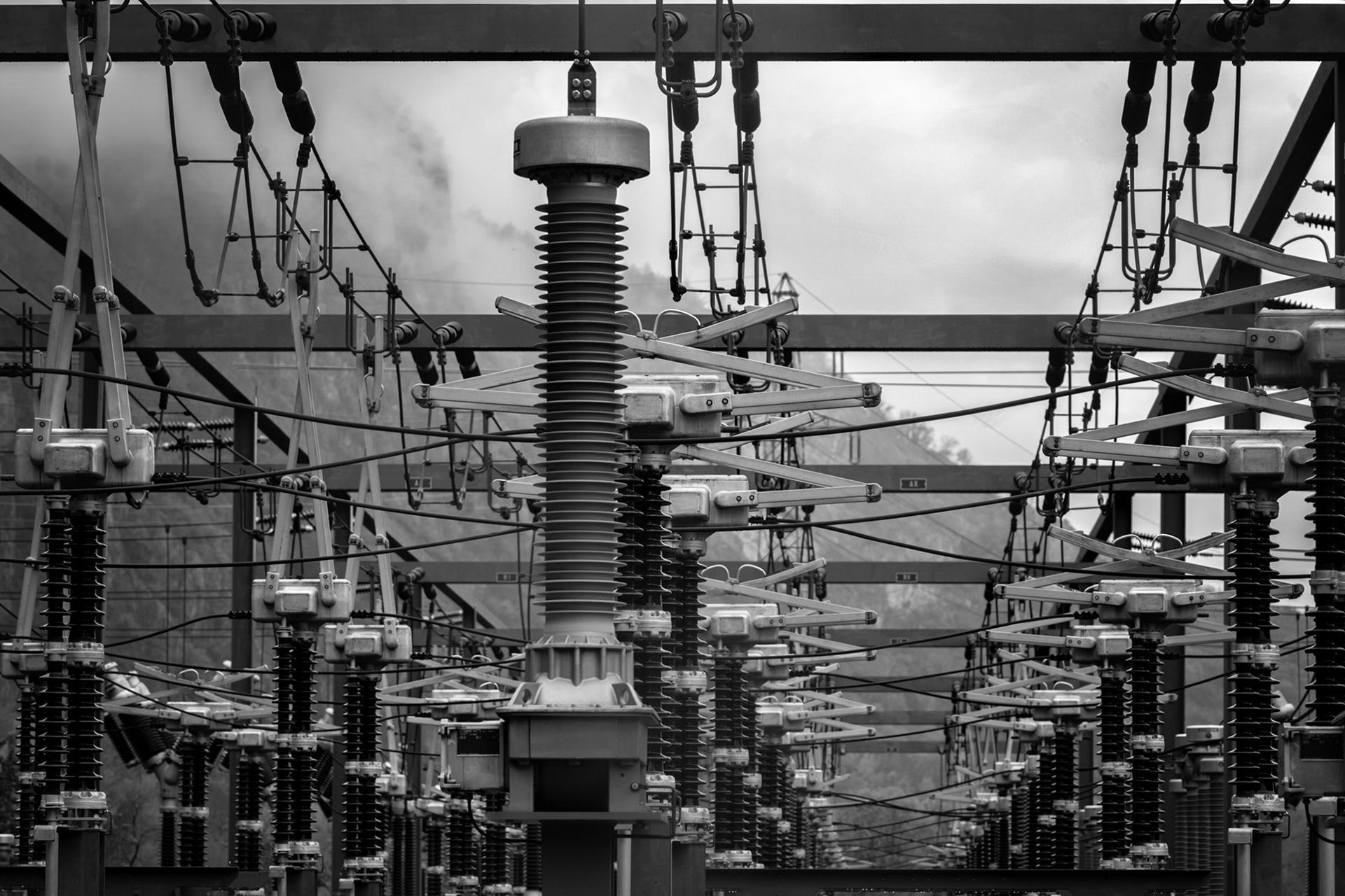 Centrale électriquee dans le Chablais