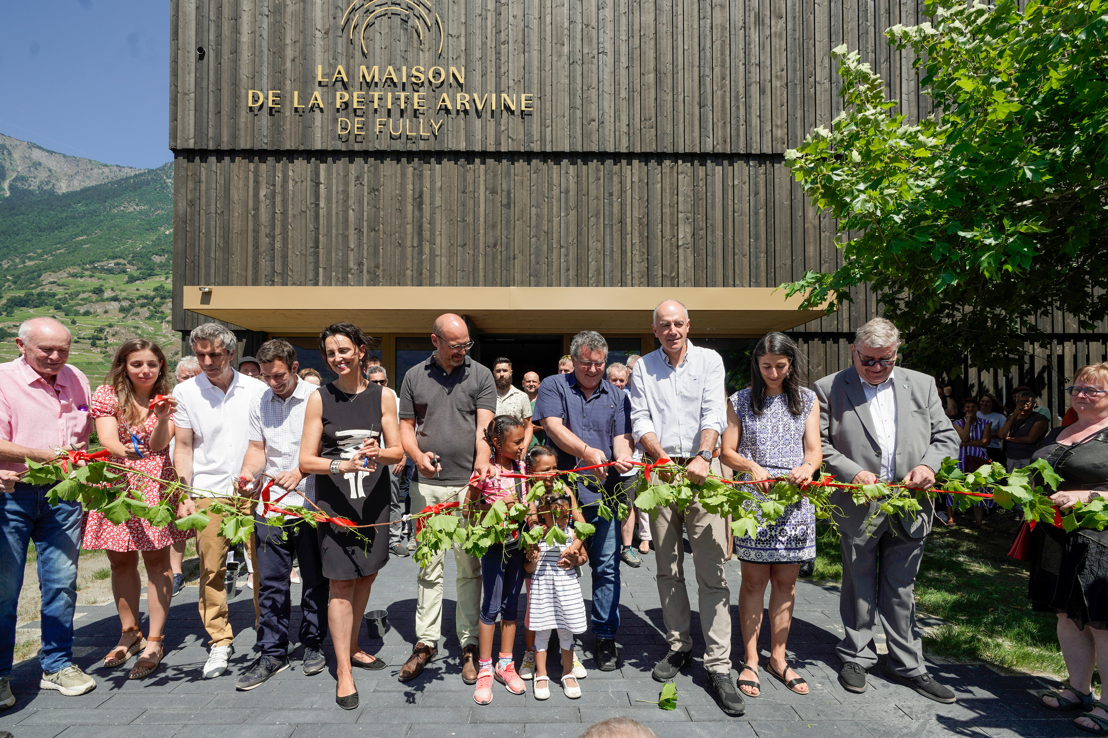 Inauguration de la Maison de la petite Arvine