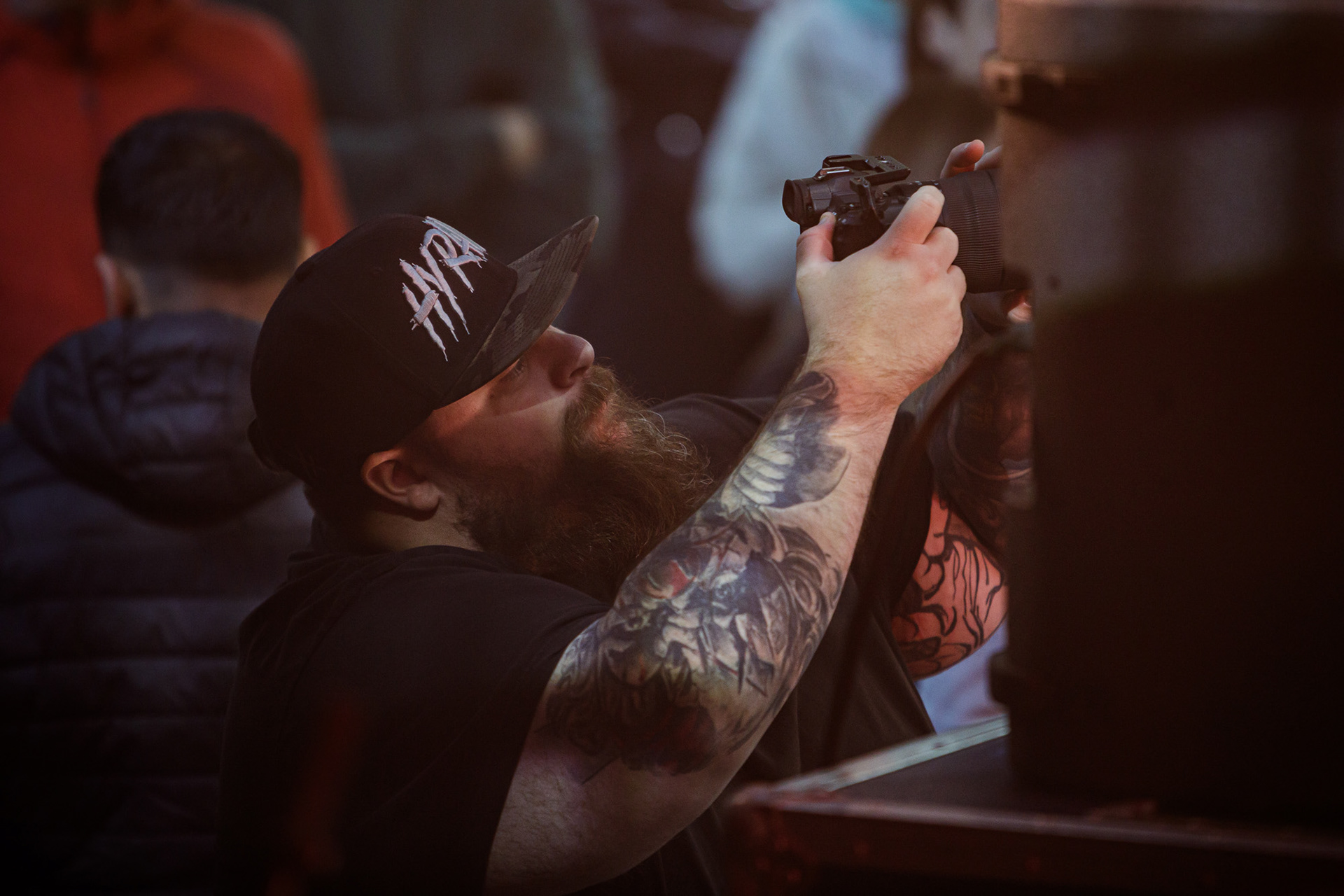 Des photographes officiels immortalisent chaque concert