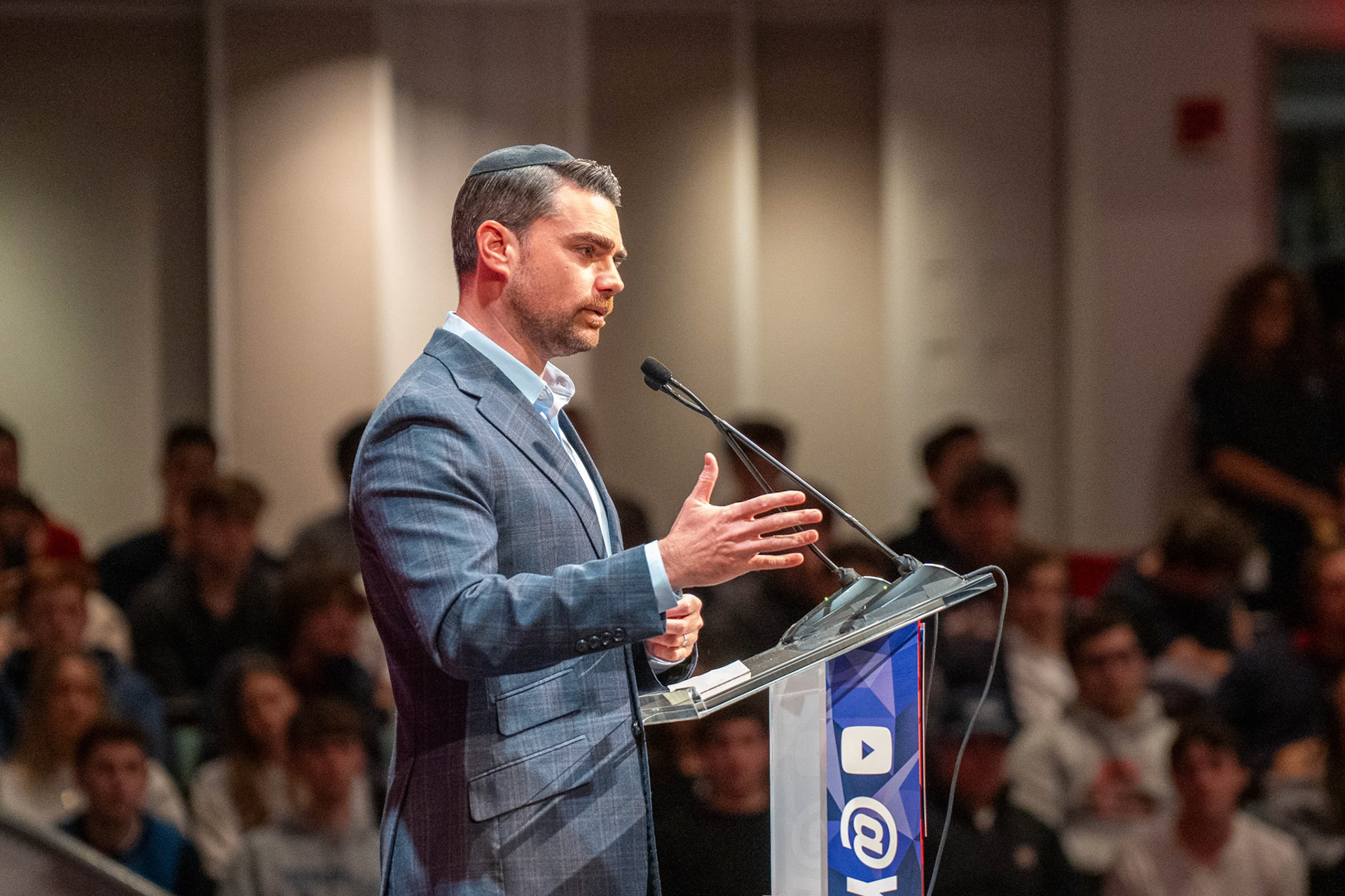 The Ben Shapiro Talk, Bailey Hall, Oct 28, 2024. (Ming DeMers/Sun Photography Editor)