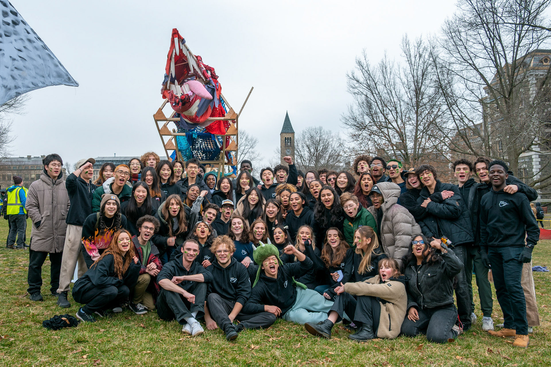 The first-year AAP students on Dragon day, Mar 31, 2023. (Ming DeMers/Sun Asst Photo)