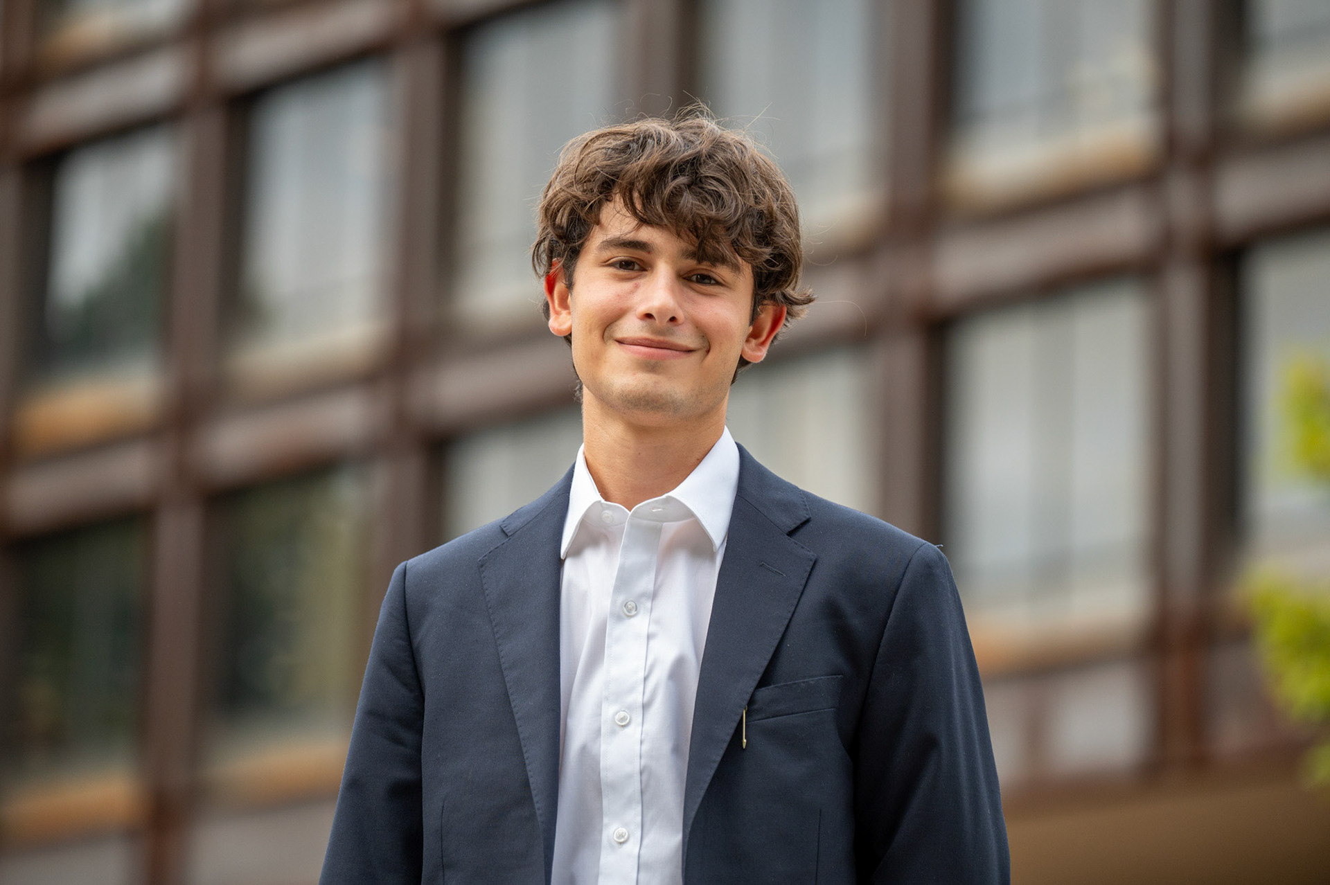 Adam Vinson ’25, Executive Vice President of S.A. Uris Hall, Sept 9, 2024. (Ming DeMers/Sun Photography Editor)