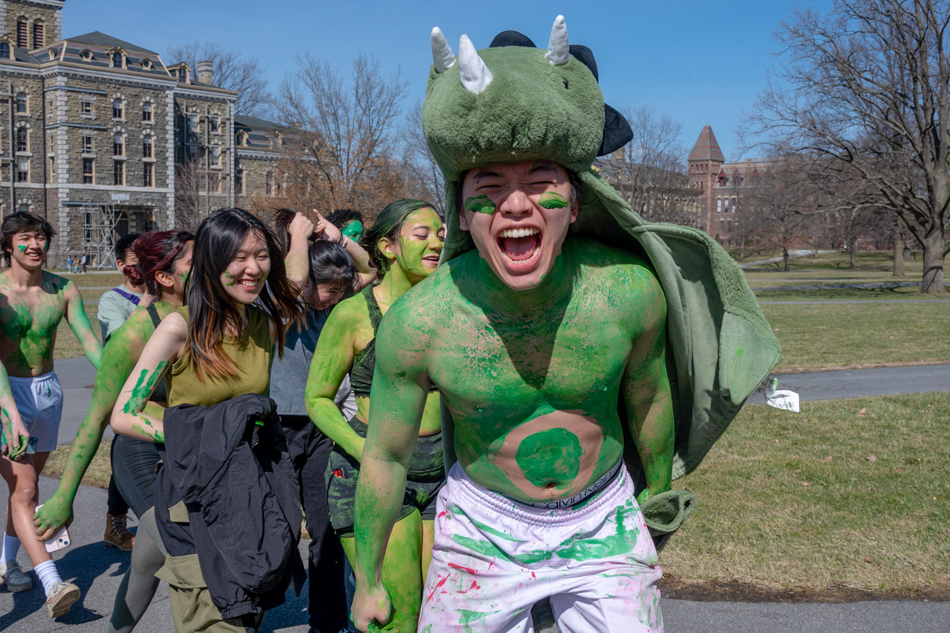 Dragon Streaking on the Arts Quad, Mar 29, 2023. (Ming DeMers/Sun Asst Editor)