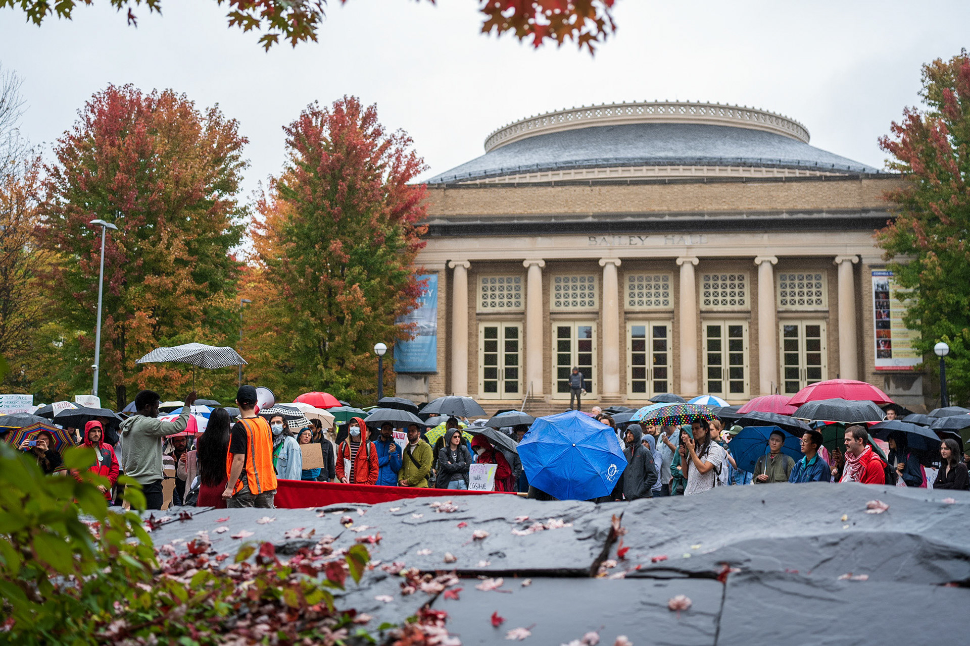 The CGSU Just Cause rally, Bailey Hall, Oct 2, 2024. (Ming DeMers/Sun Photography Editor)