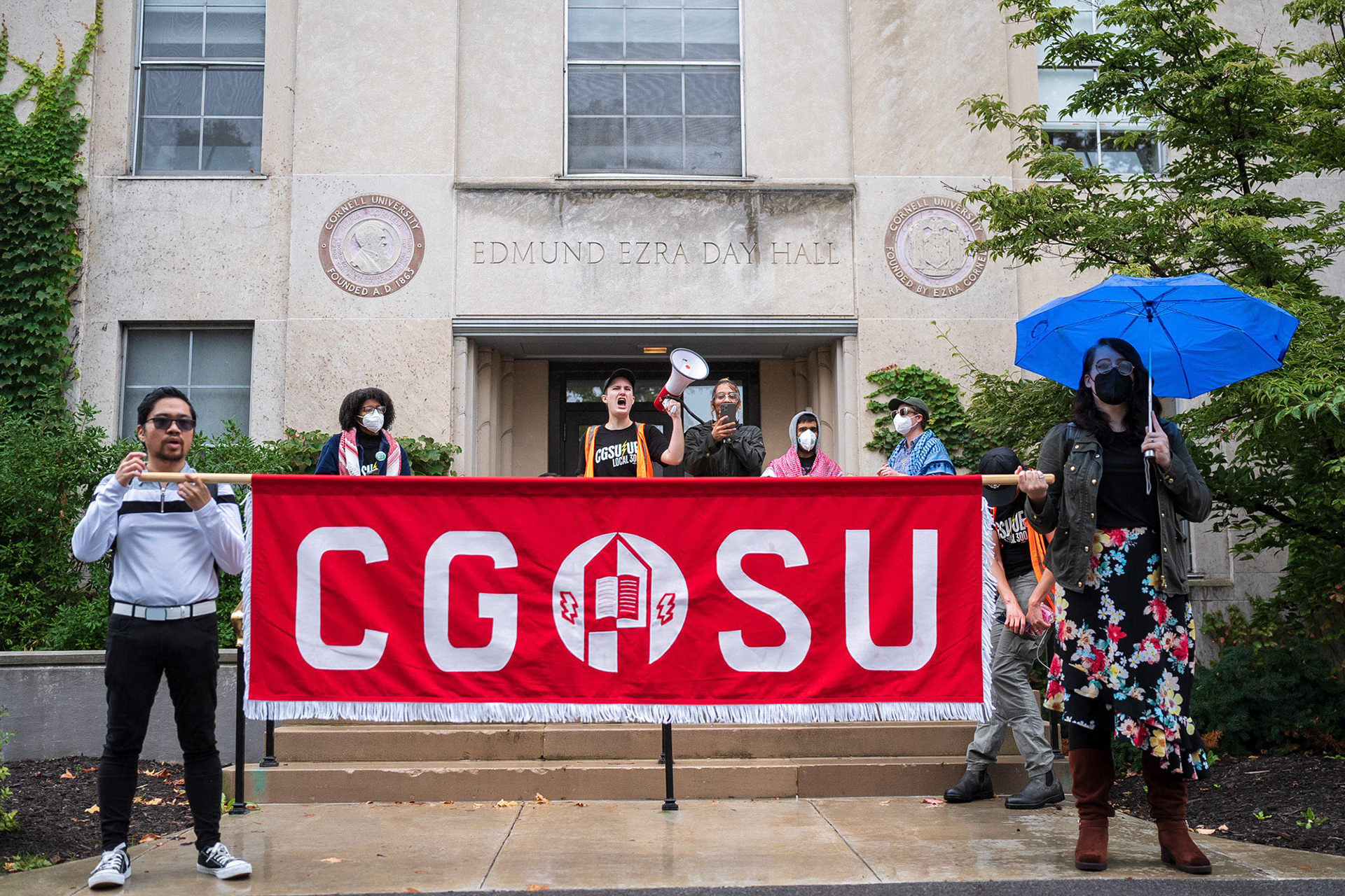 The CGSU Just Cause rally, Day Hall Oct 2, 2024. (Ming DeMers/Sun Photography Editor)