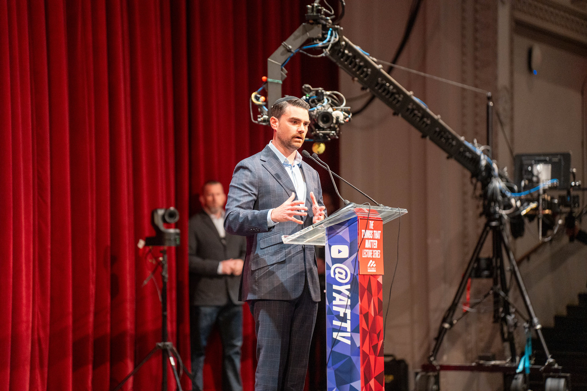 The Ben Shapiro Talk, Bailey Hall, Oct 28, 2024. (Ming DeMers/Sun Photography Editor)