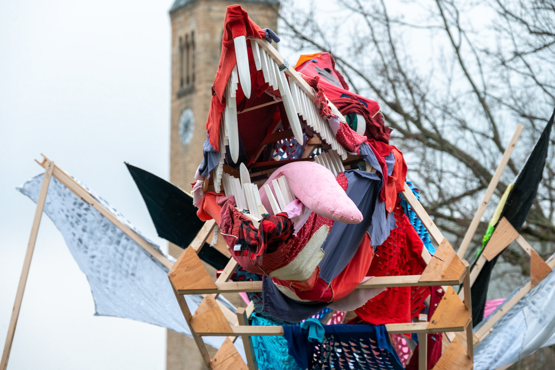 The Dragon next to the Clock Tower, Mar 31, 2023. (Ming DeMers/Sun Asst Photo)