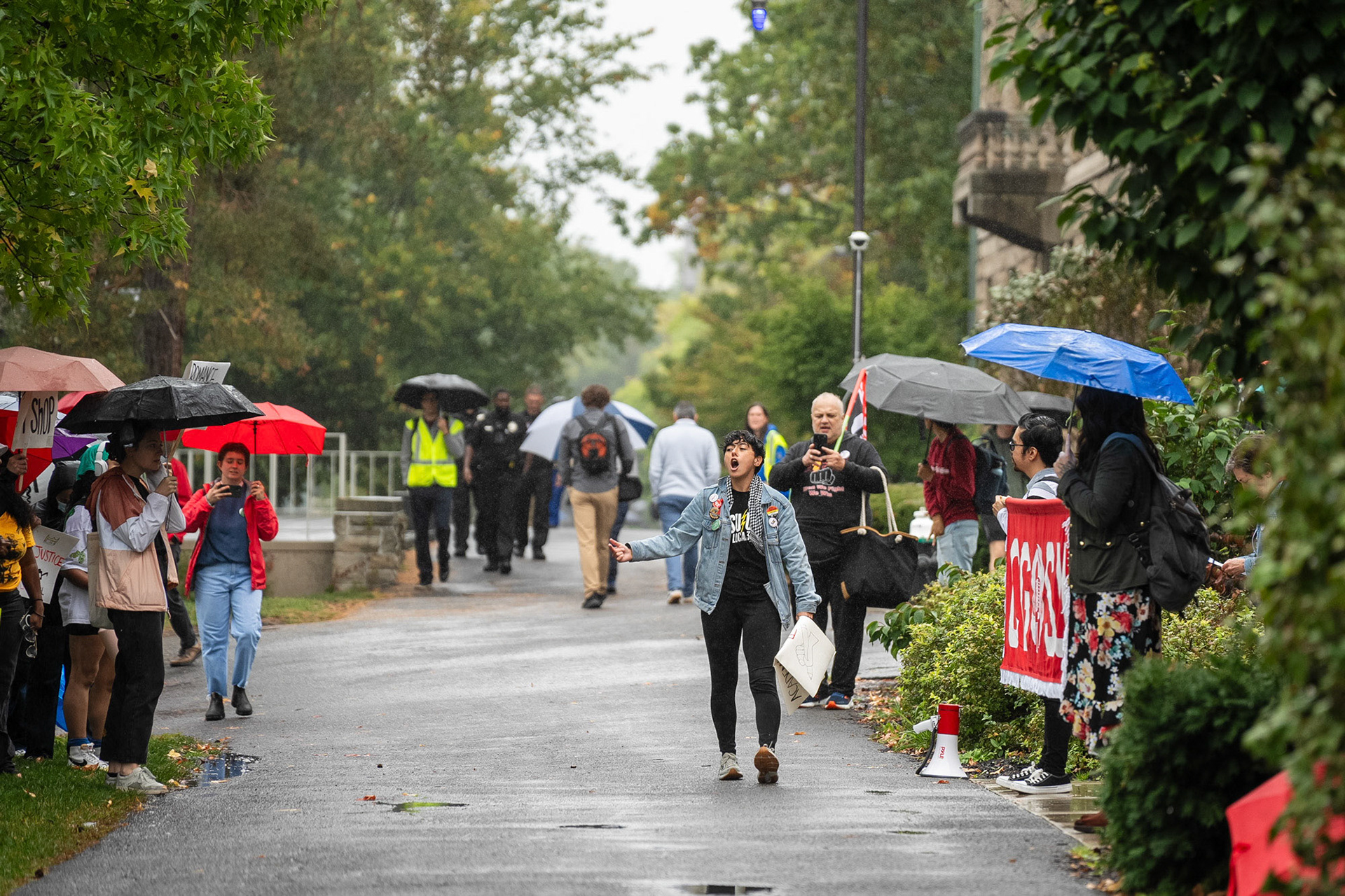 The CGSU Just Cause rally, Day Hall Oct 2, 2024. (Ming DeMers/Sun Photography Editor)