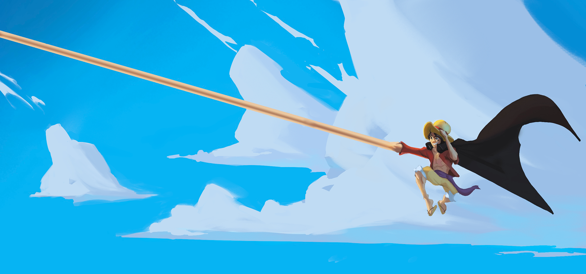 The future pirate king Luffy