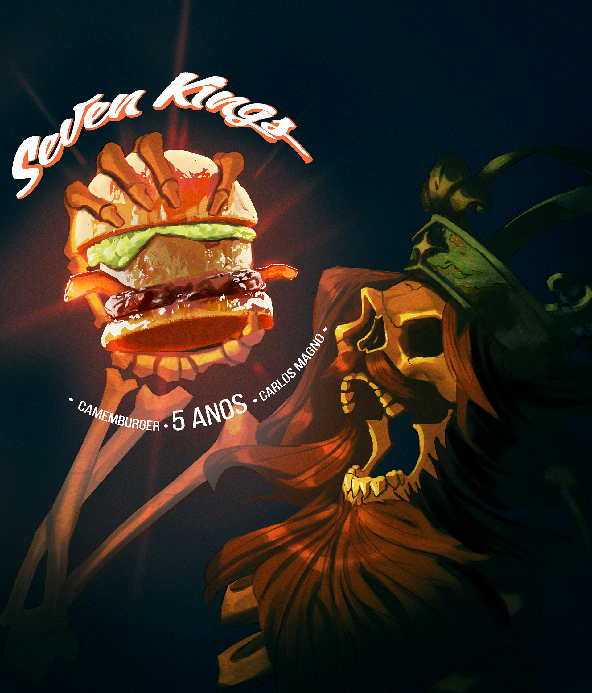 Finalist in the competition of 5 years anniversary of the7 Kings Burger  