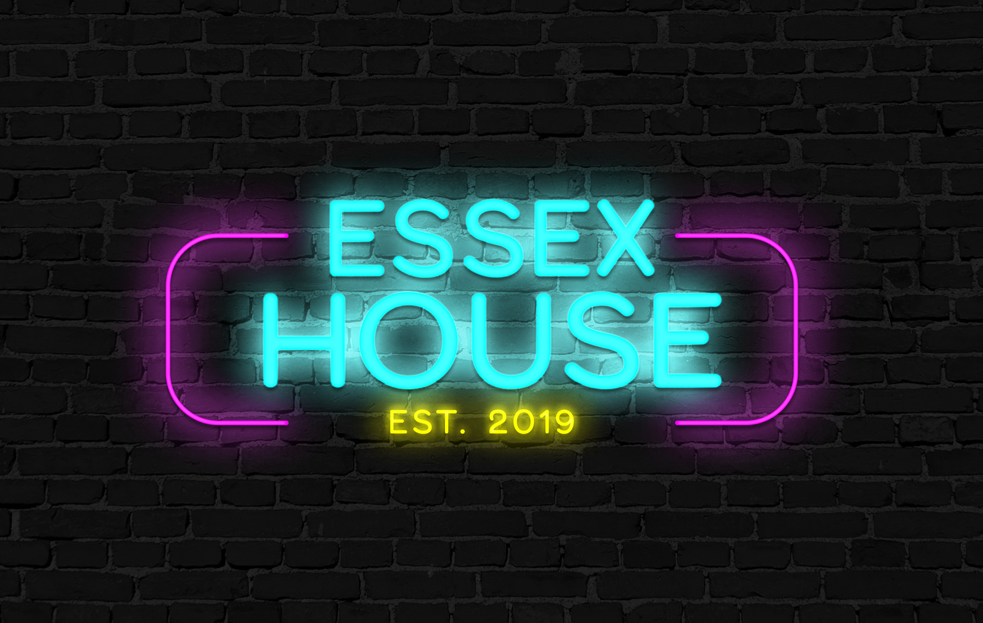 Essex House logo neon sign