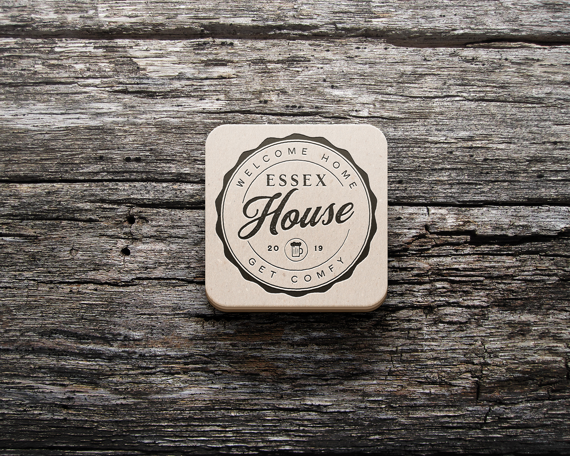 Essex House beer mat design