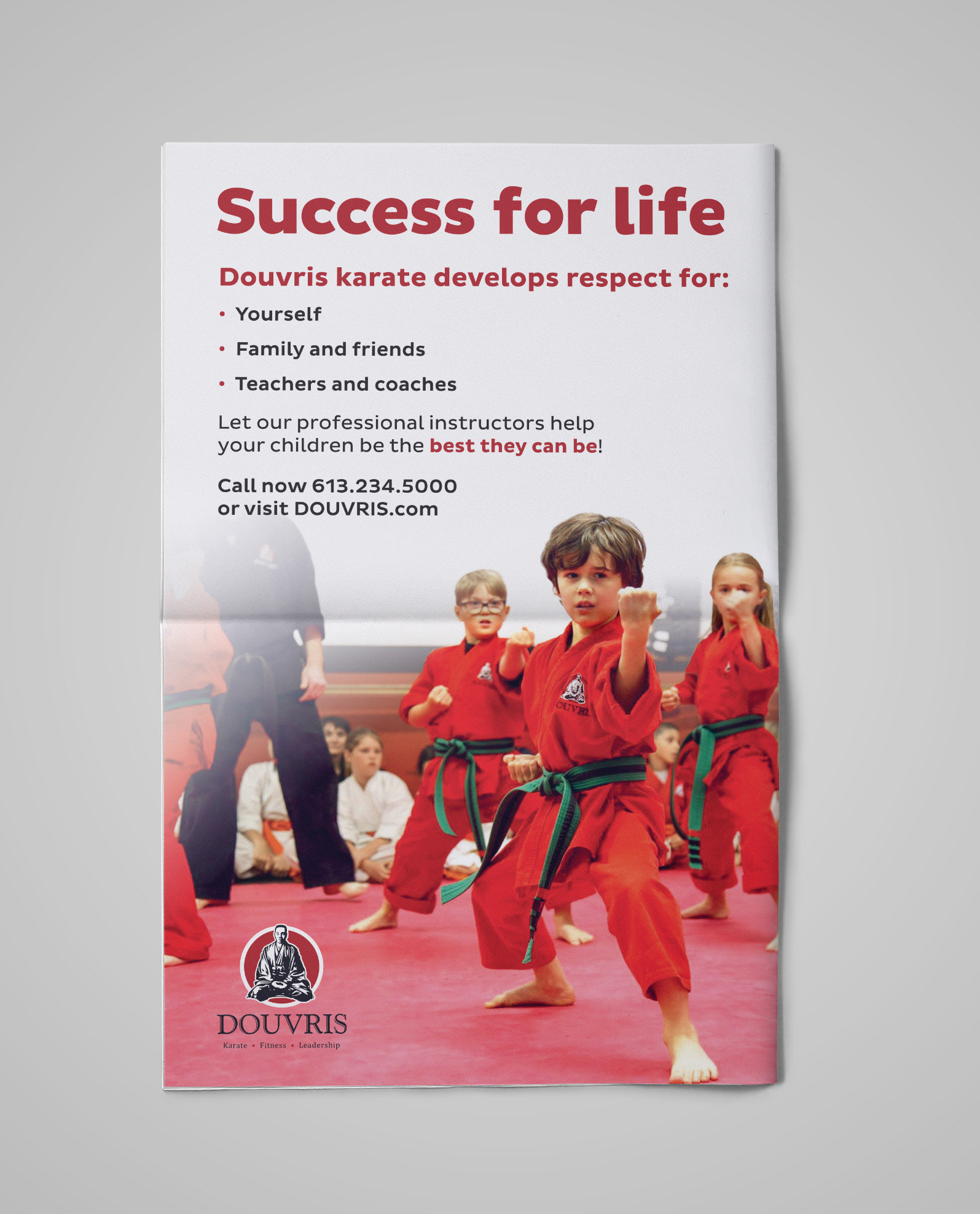 Karate Local Newspaper Ad
