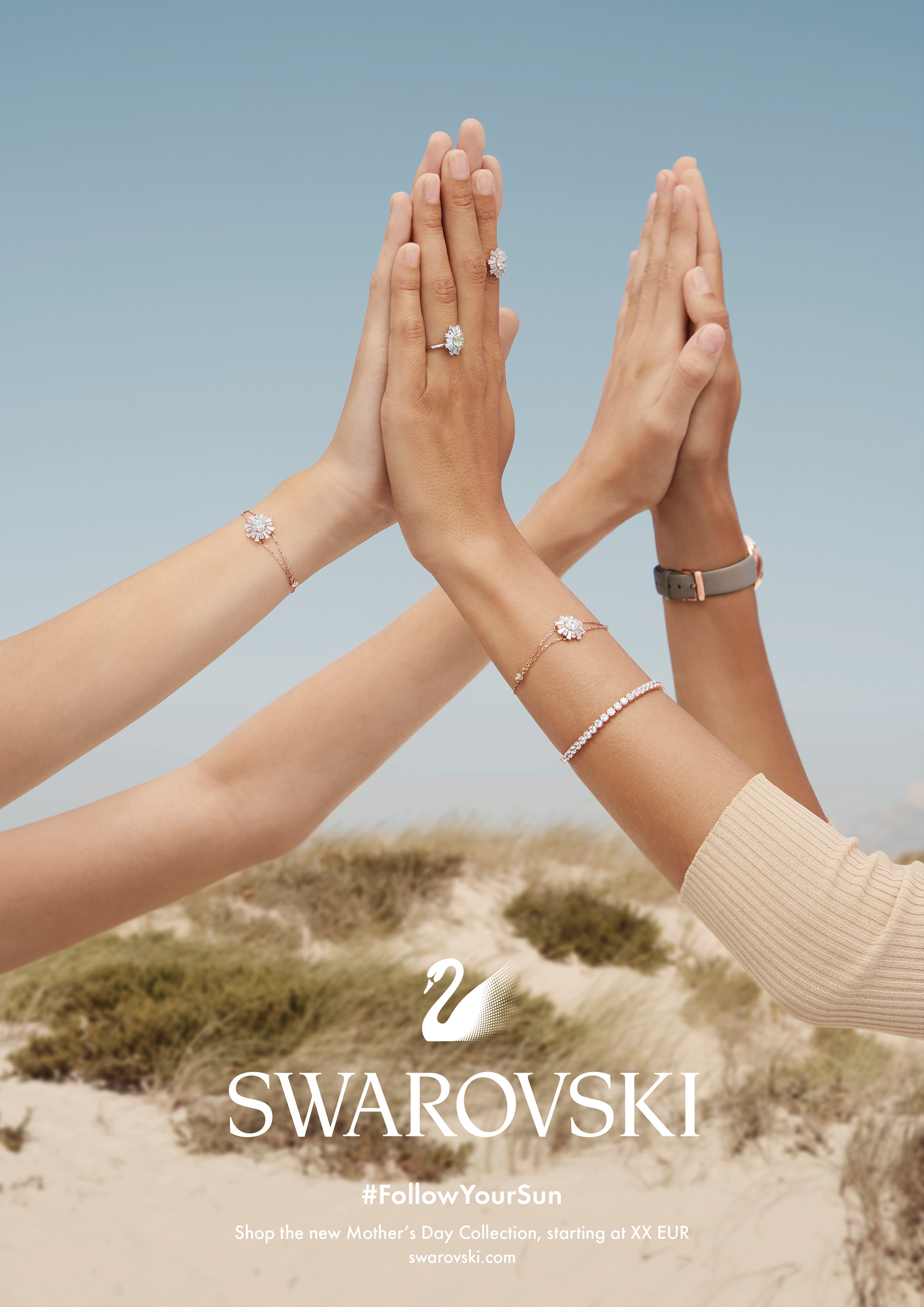 Campagne pour Swarovski - collection Mother’s Day - 2018 - Photographe : David Gomes Maestre