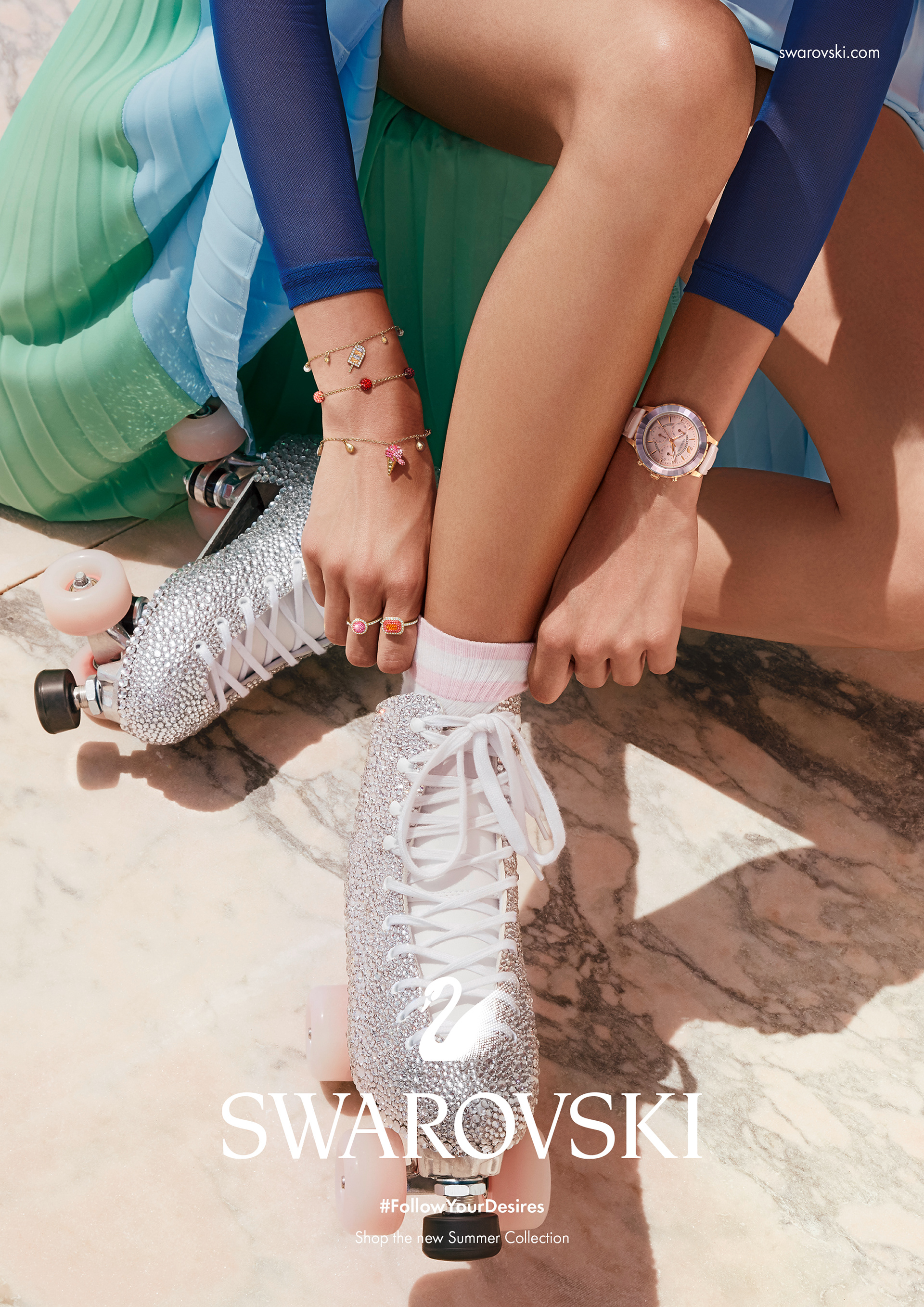Campagne pour Swarovski - collection Summer - 2018 - Photographe : David Gomes Maestre