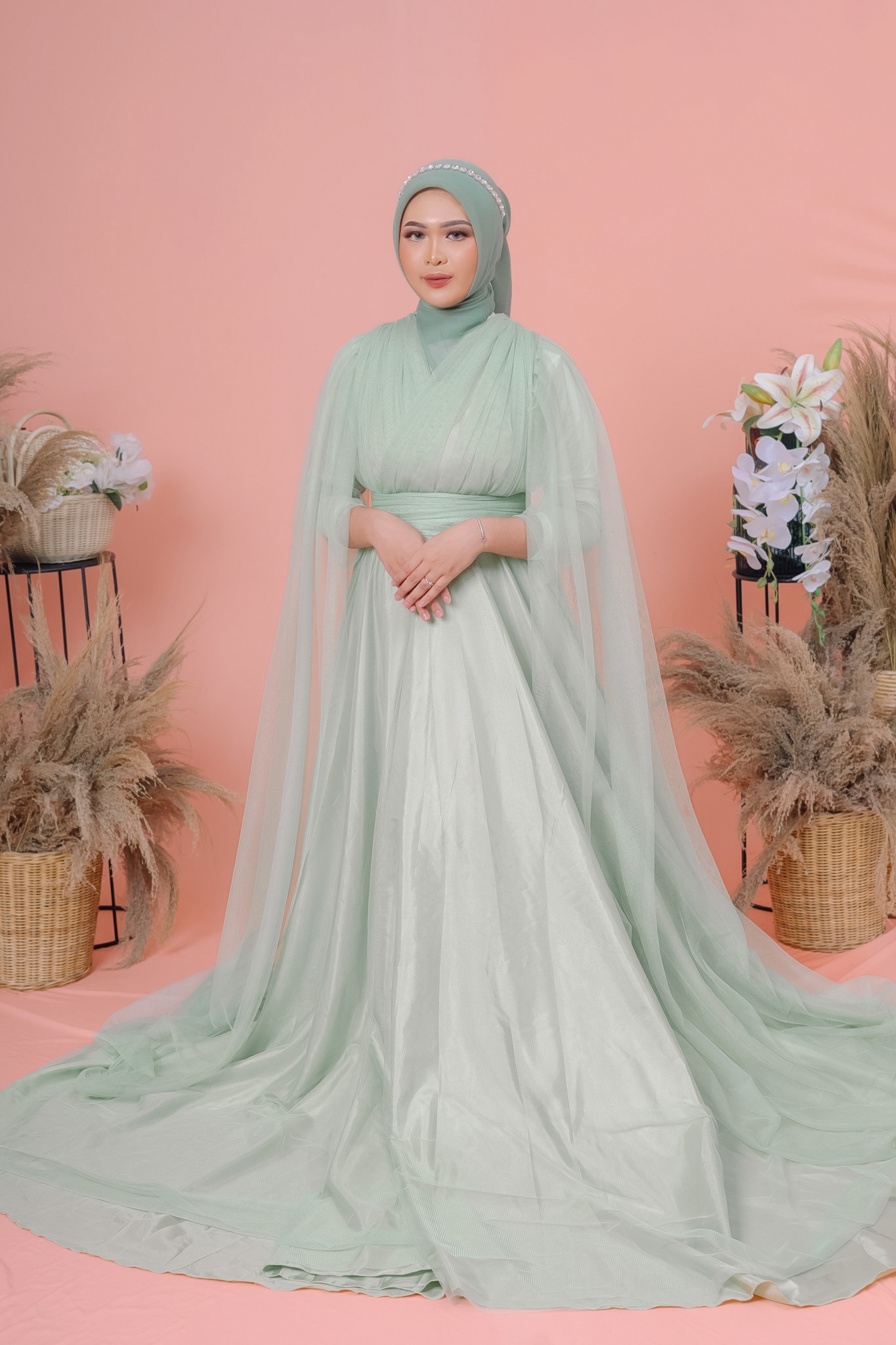 Gaun sage full tosca
