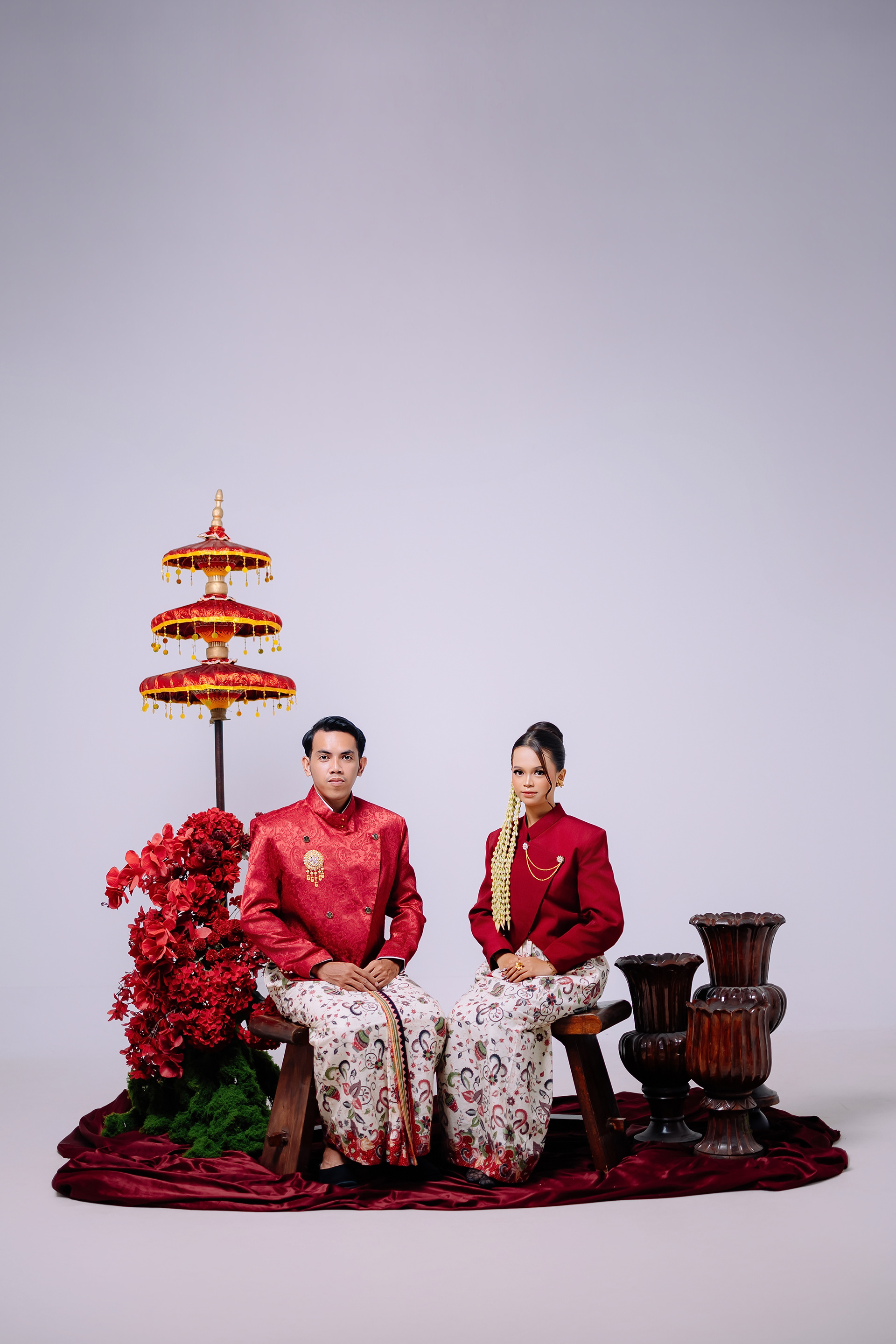 Kebaya Janggan Merah