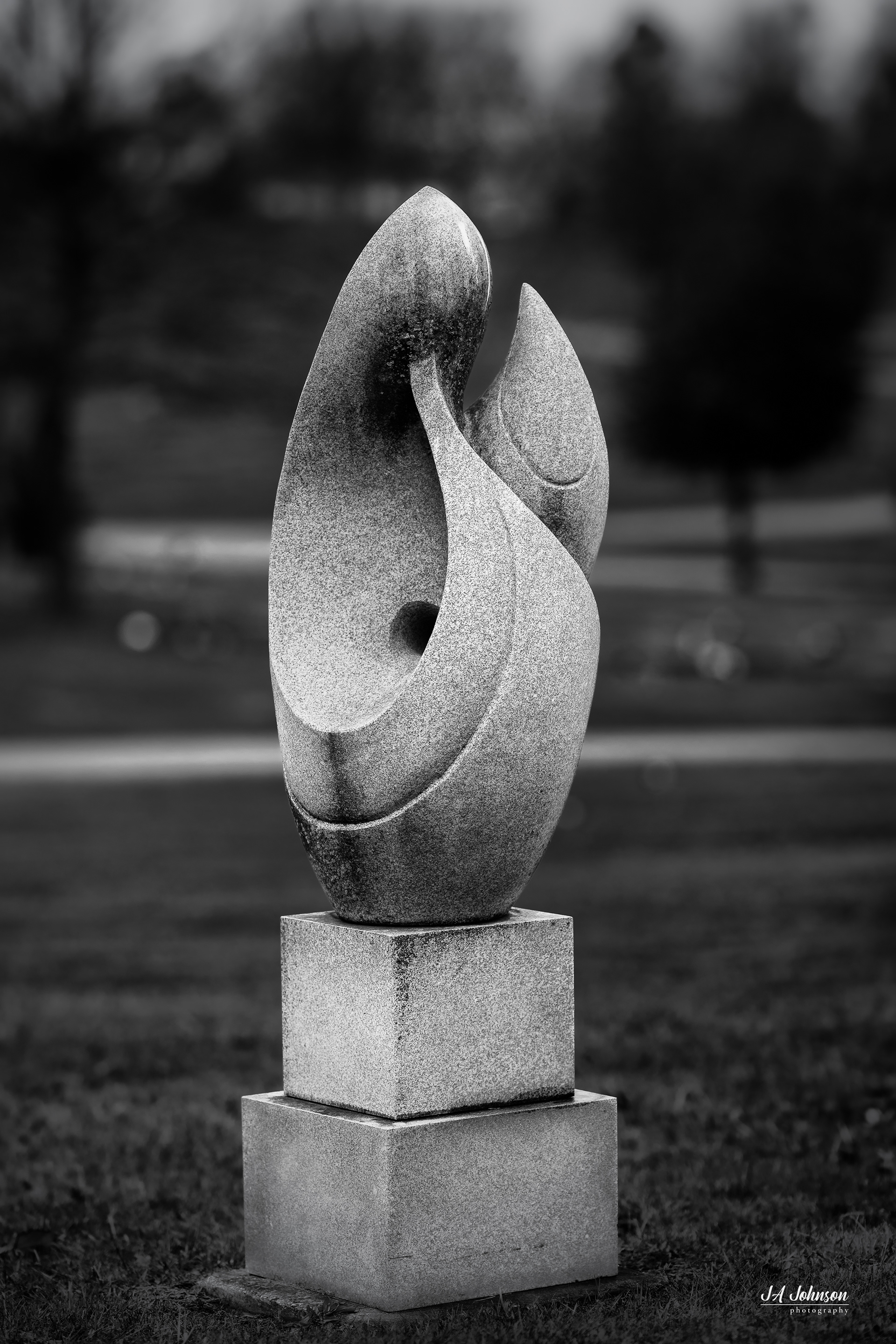 Concrete Memorial Statue