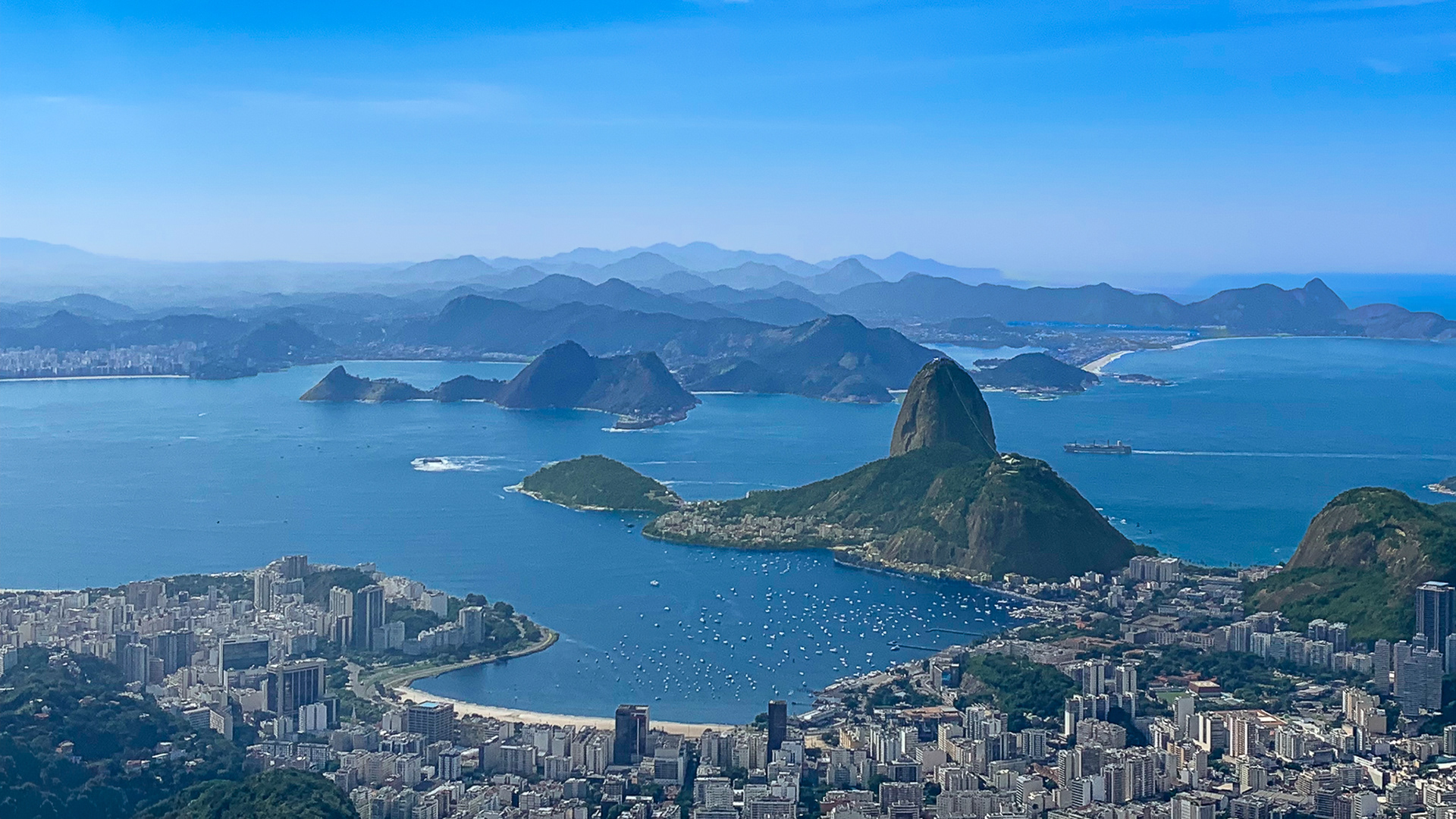 Rio de Janeiro as seen from Corcovado