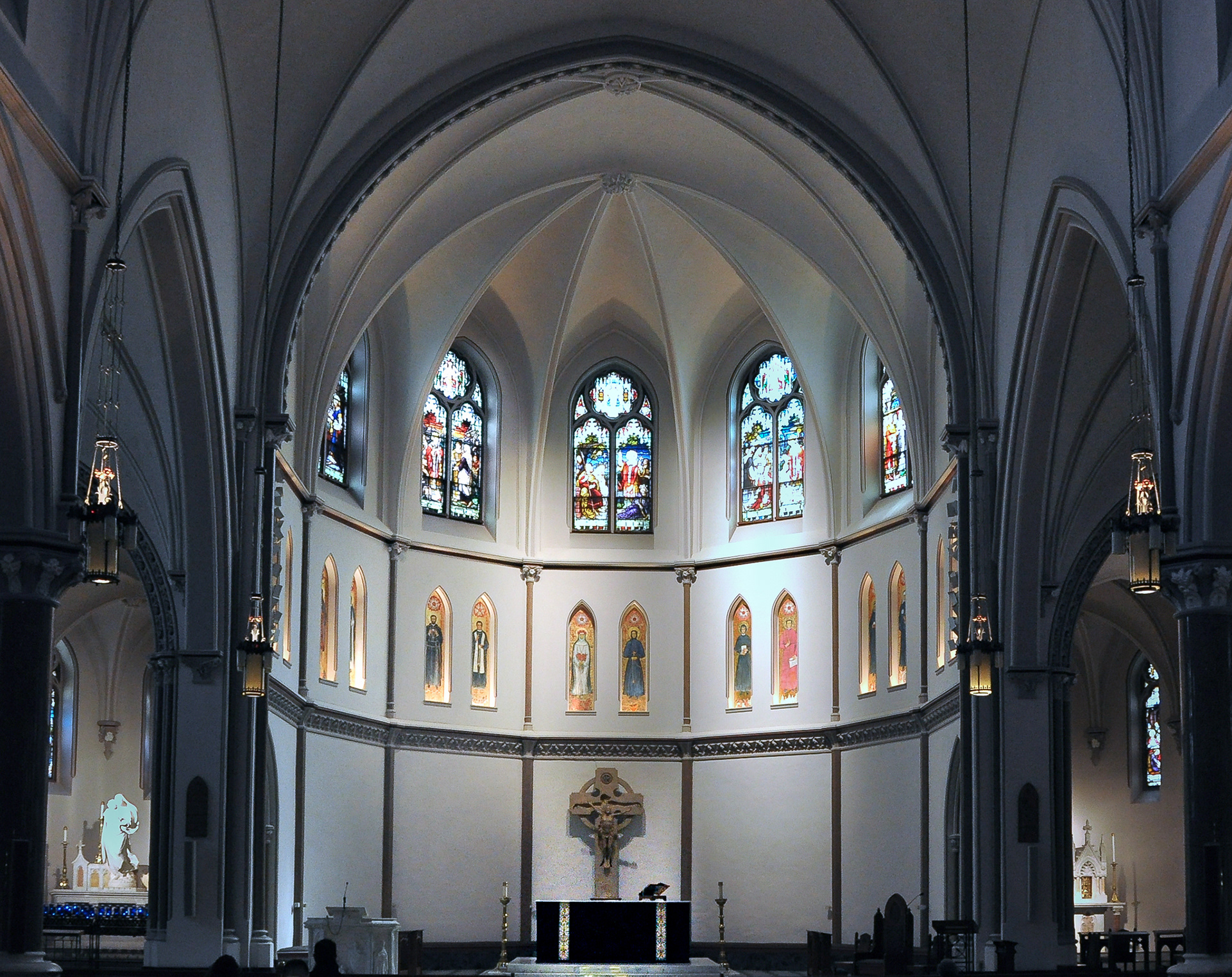 Sanctuary of St. Patrick Catholic Church in Washington, DC