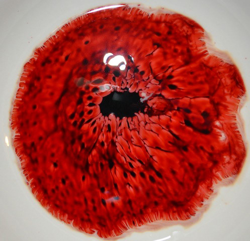 Food colouring and milk