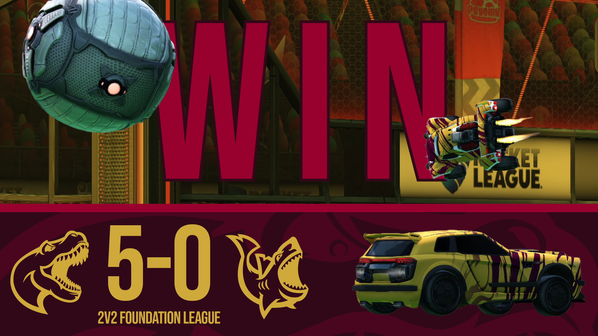 MLE Tyrants Match Score Graphic