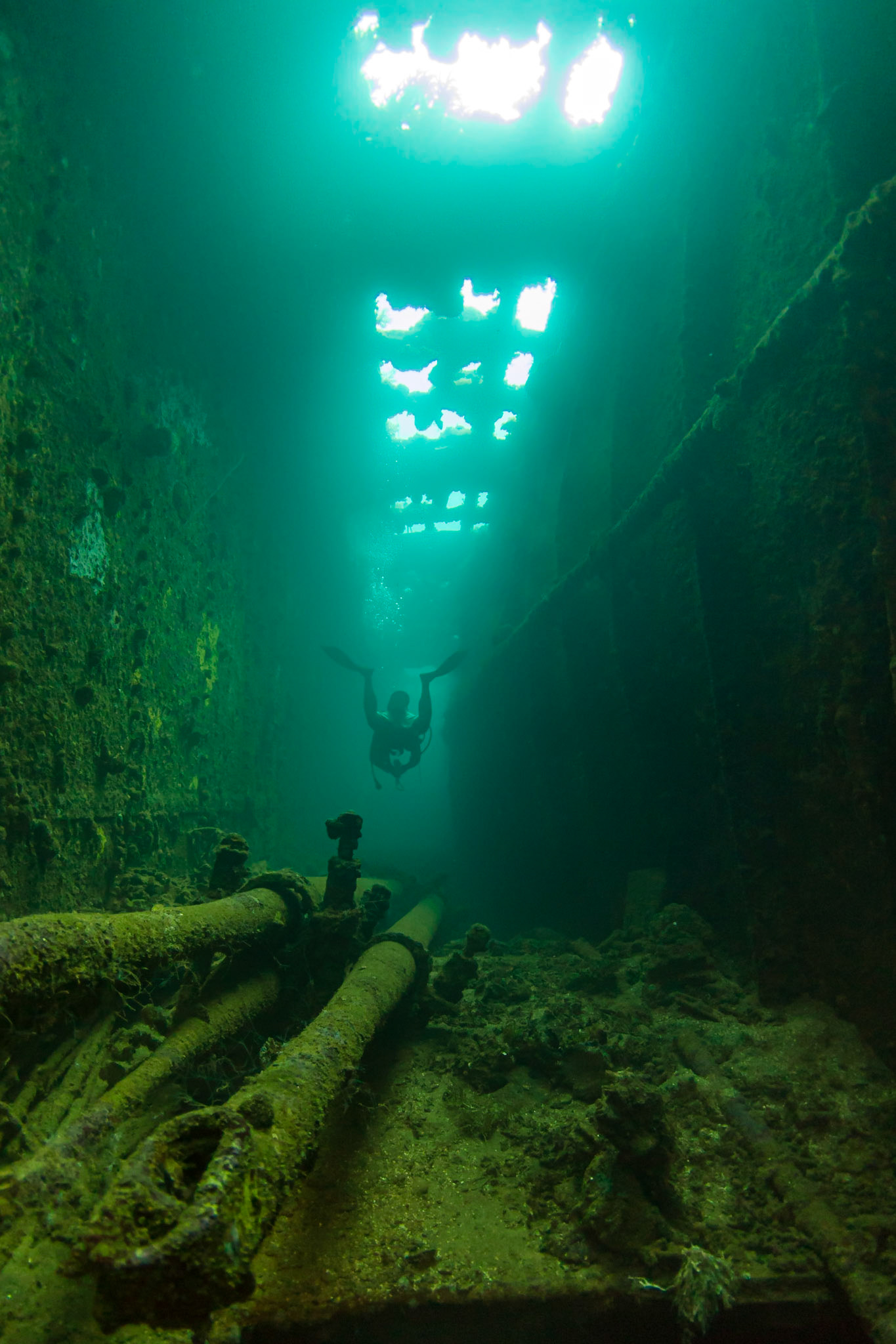 Submarine Periscopes - Promenade Deck, Heian Maru