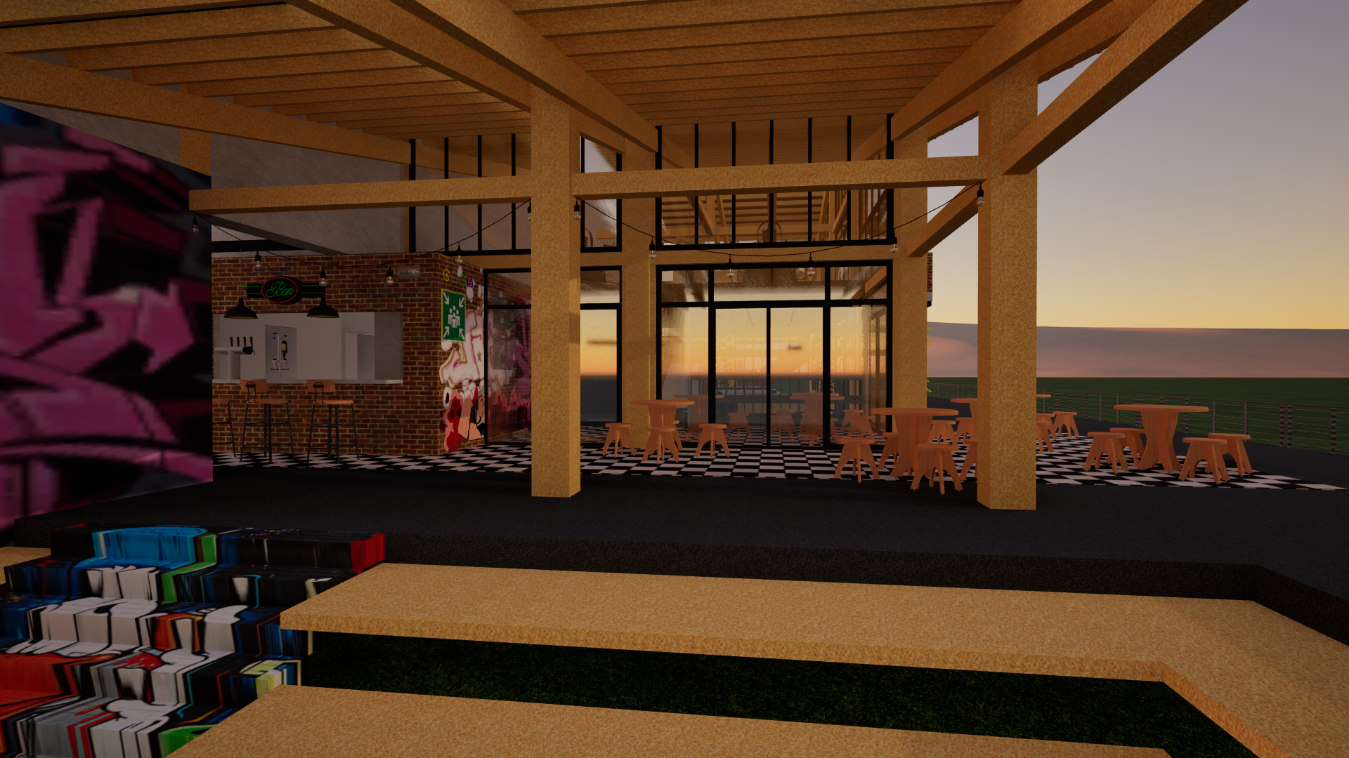 Cafe Outside Area