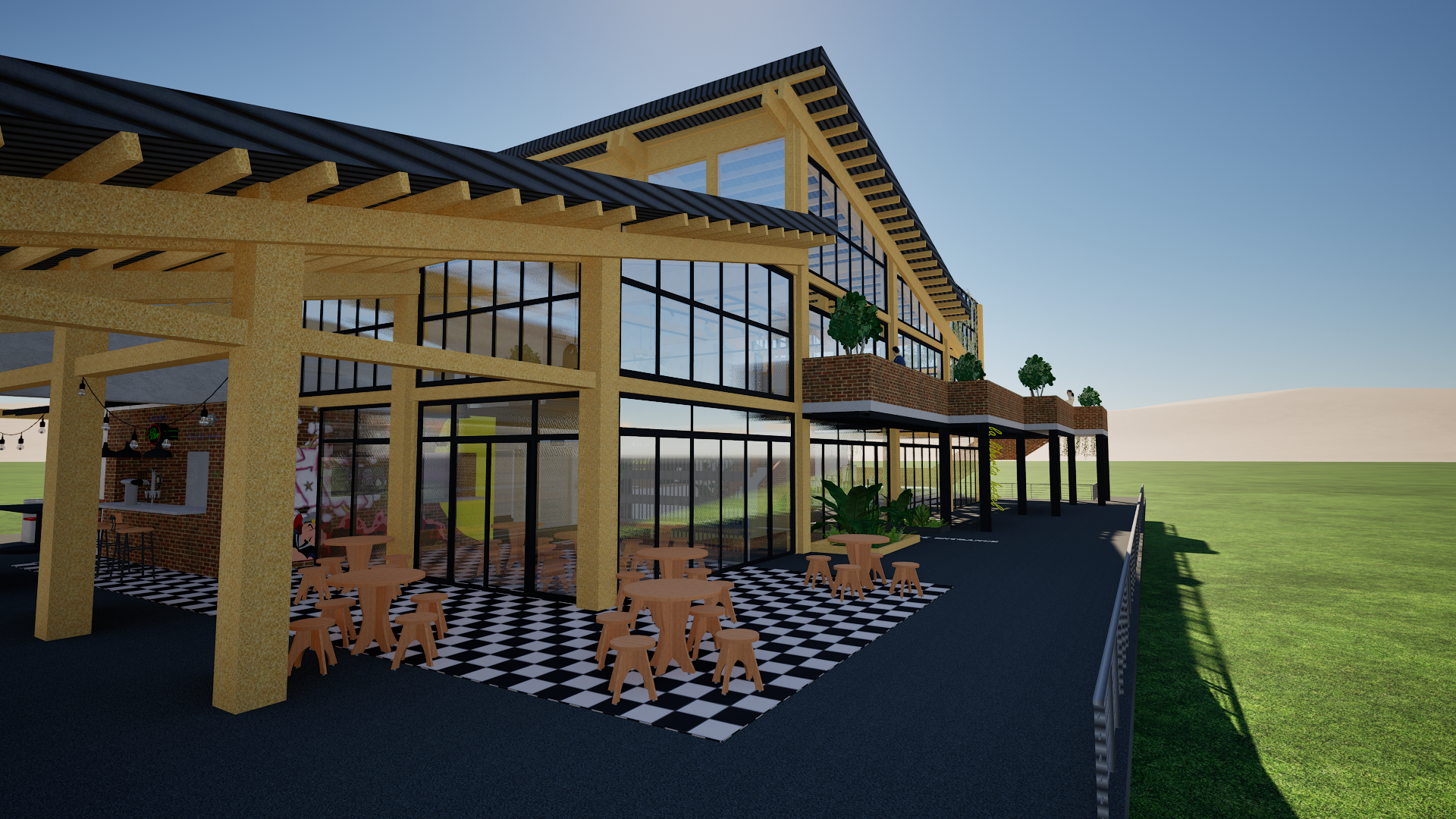 Cafe Outside Area