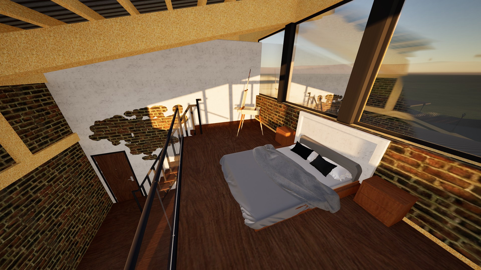Hotel Room Mezzanine